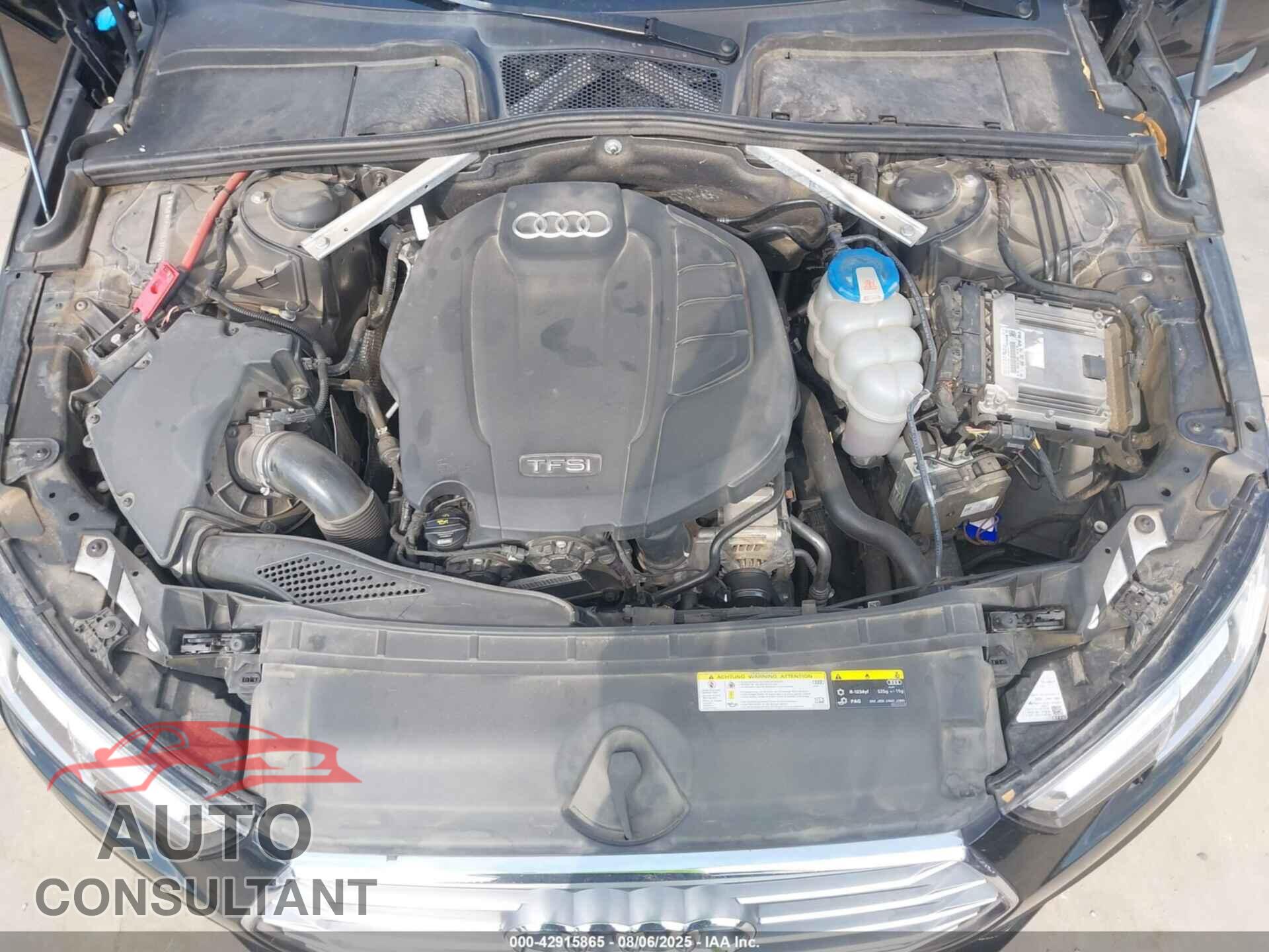 AUDI A4 2018 - WAULMAF48JA217452