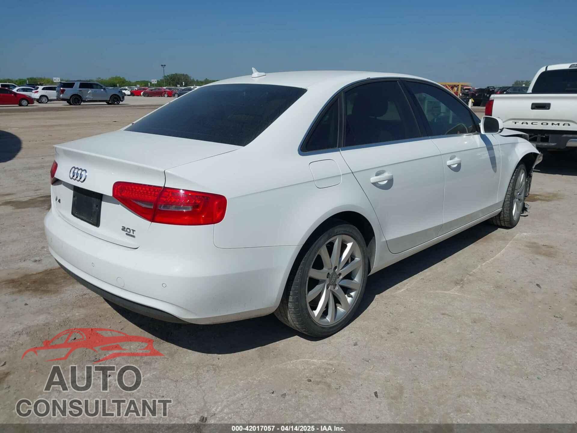 AUDI A4 2013 - WAUFFAFL2DN007960