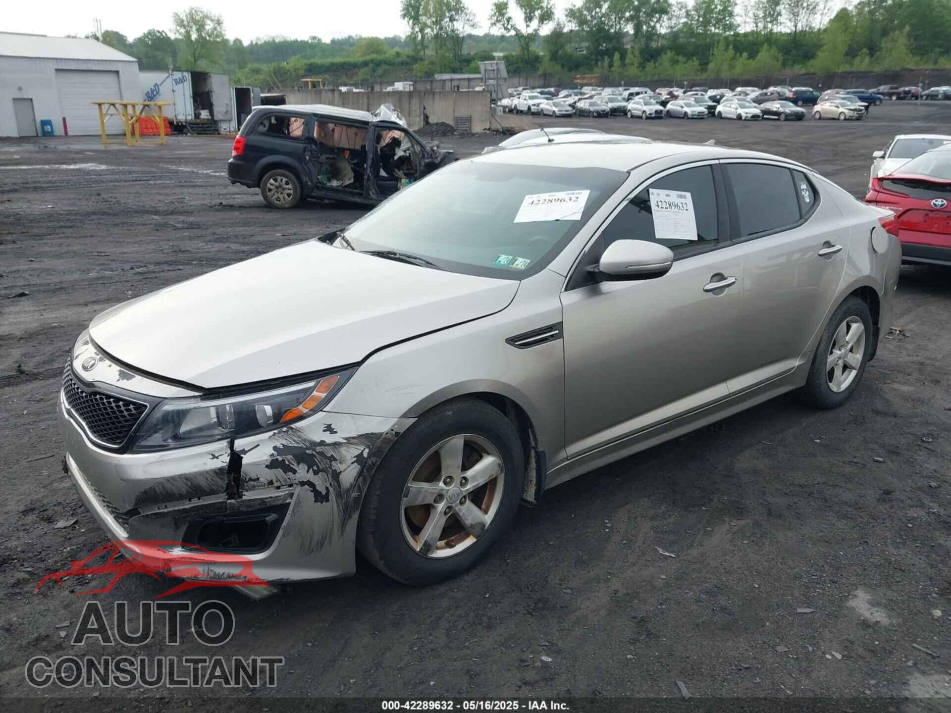 KIA OPTIMA 2014 - KNAGM4A72E5494343