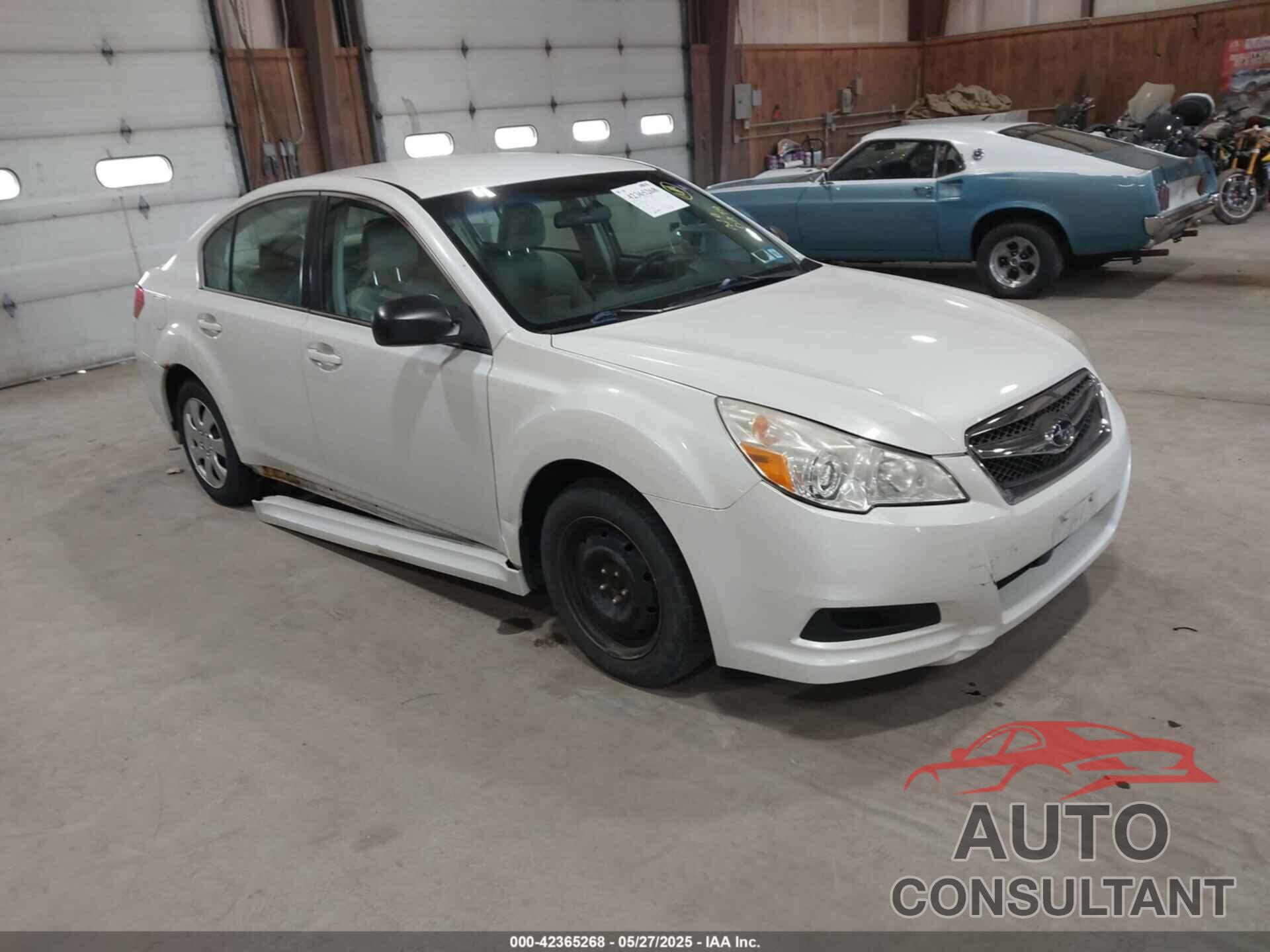 SUBARU LEGACY 2012 - 4S3BMBA66C3020767