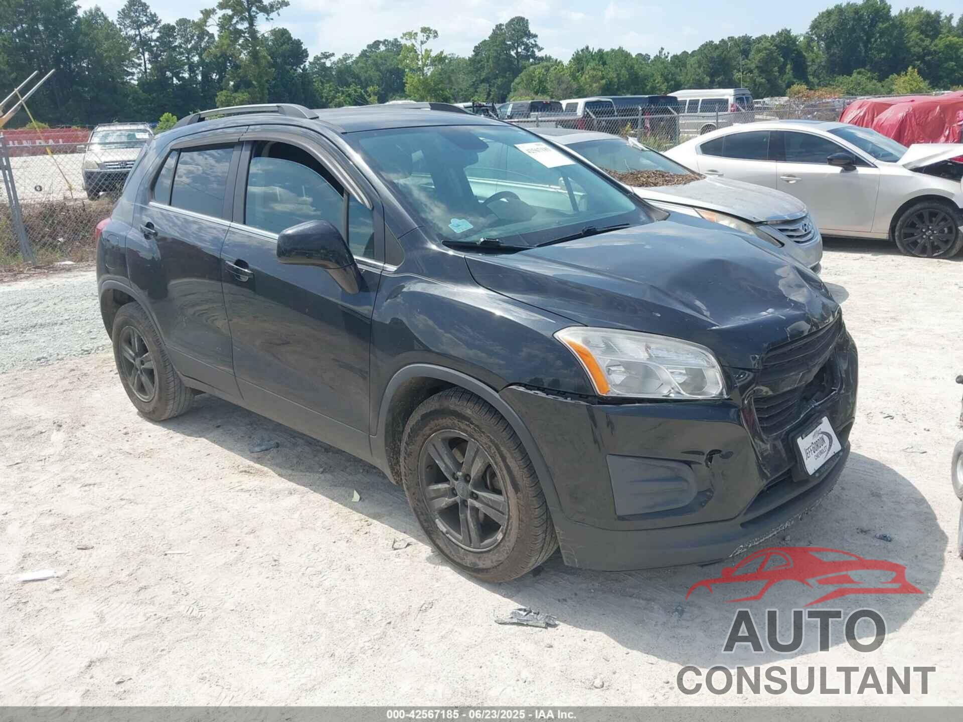 CHEVROLET TRAX 2015 - KL7CJLSB6FB096589