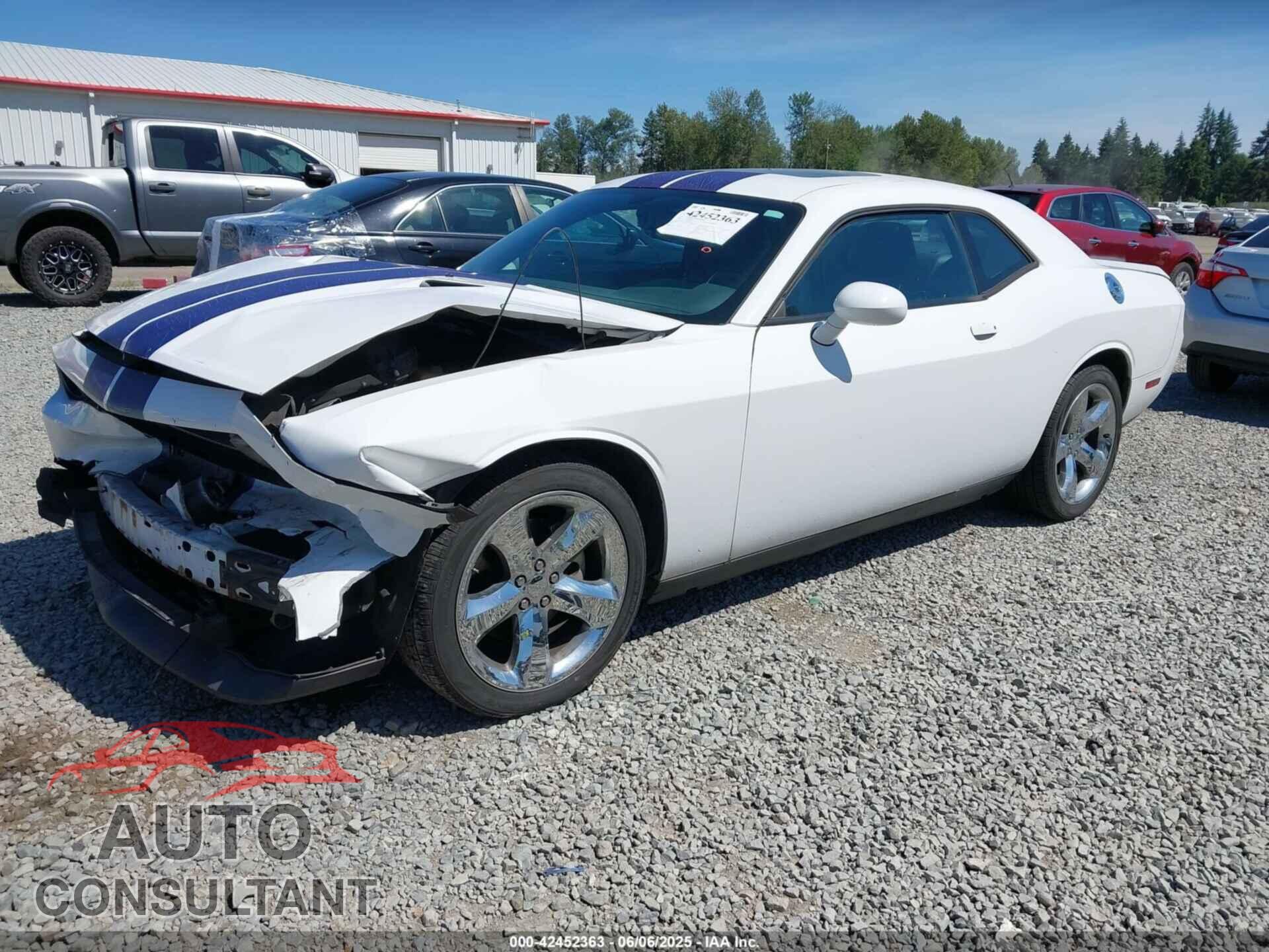 DODGE CHALLENGER 2012 - 2C3CDYAG3CH168327