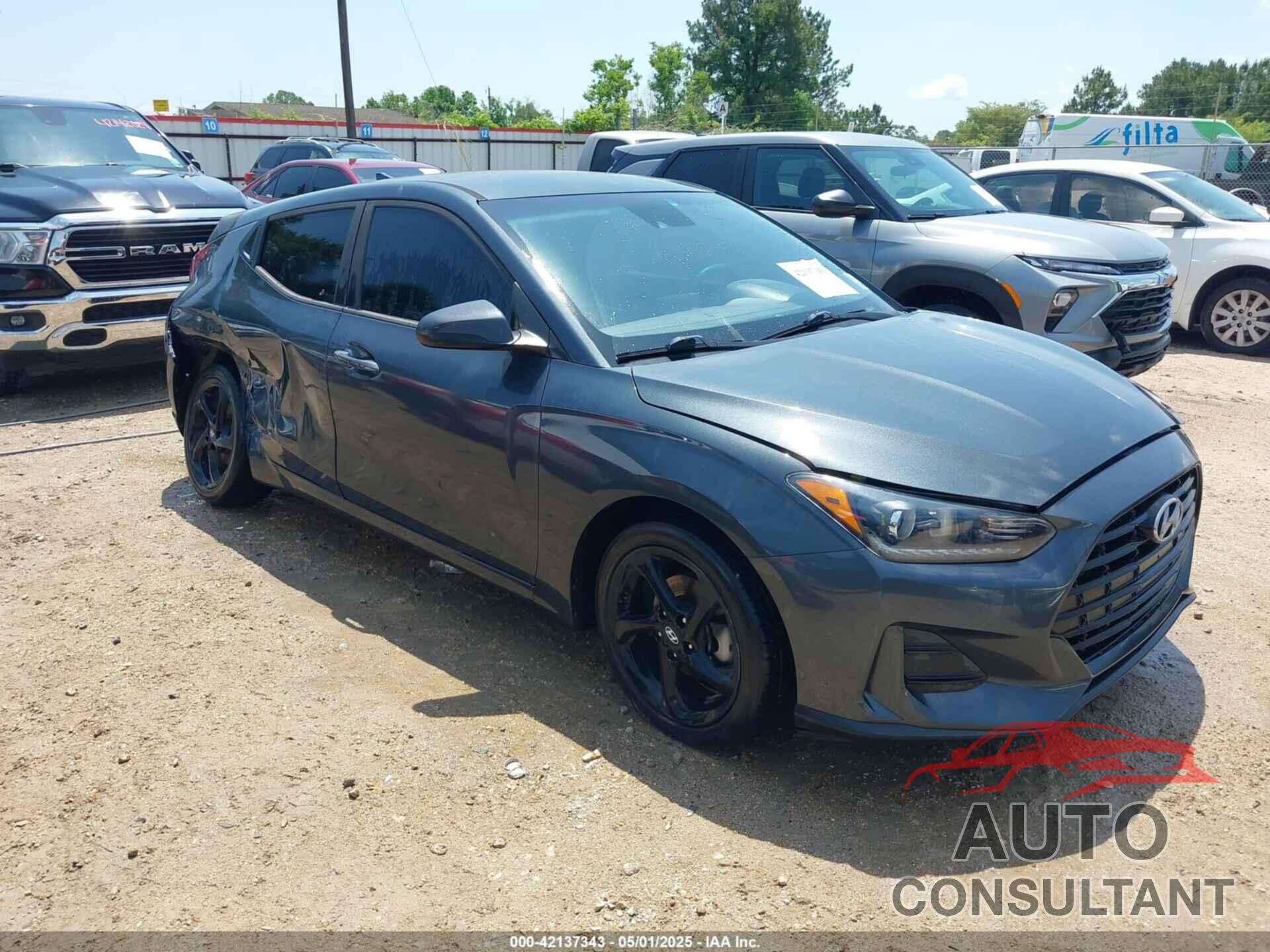HYUNDAI VELOSTER 2019 - KMHTG6AFXKU016745
