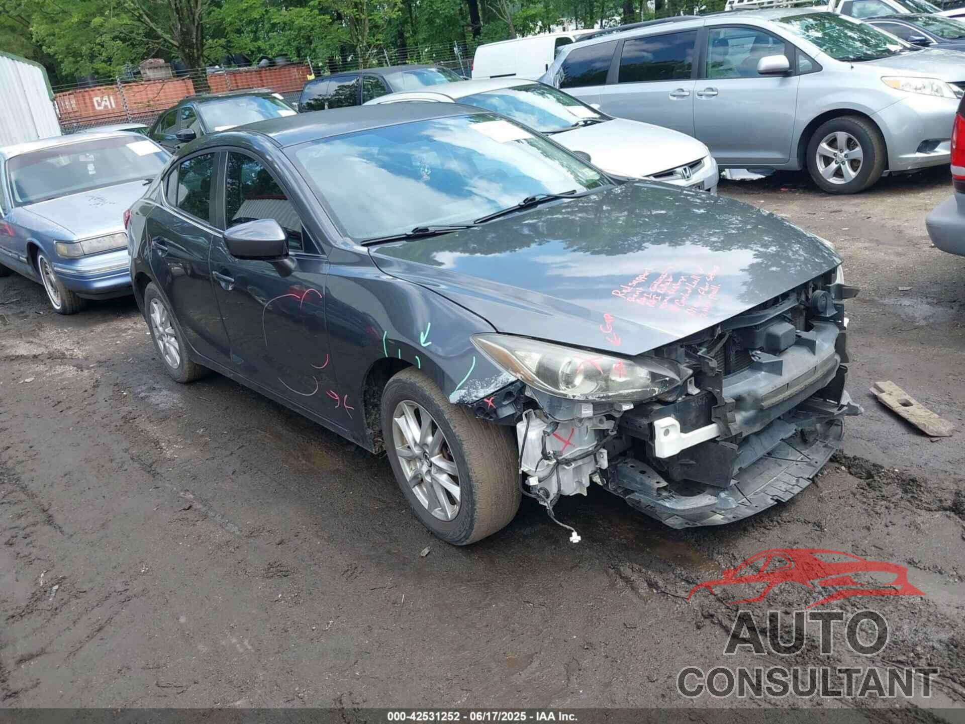 MAZDA MAZDA3 2014 - JM1BM1V72E1119890