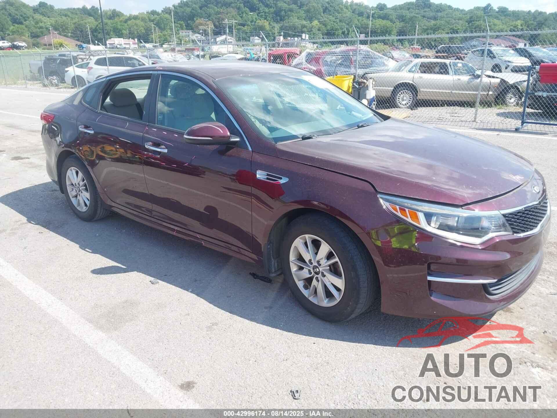 KIA OPTIMA 2018 - 5XXGT4L36JG228877