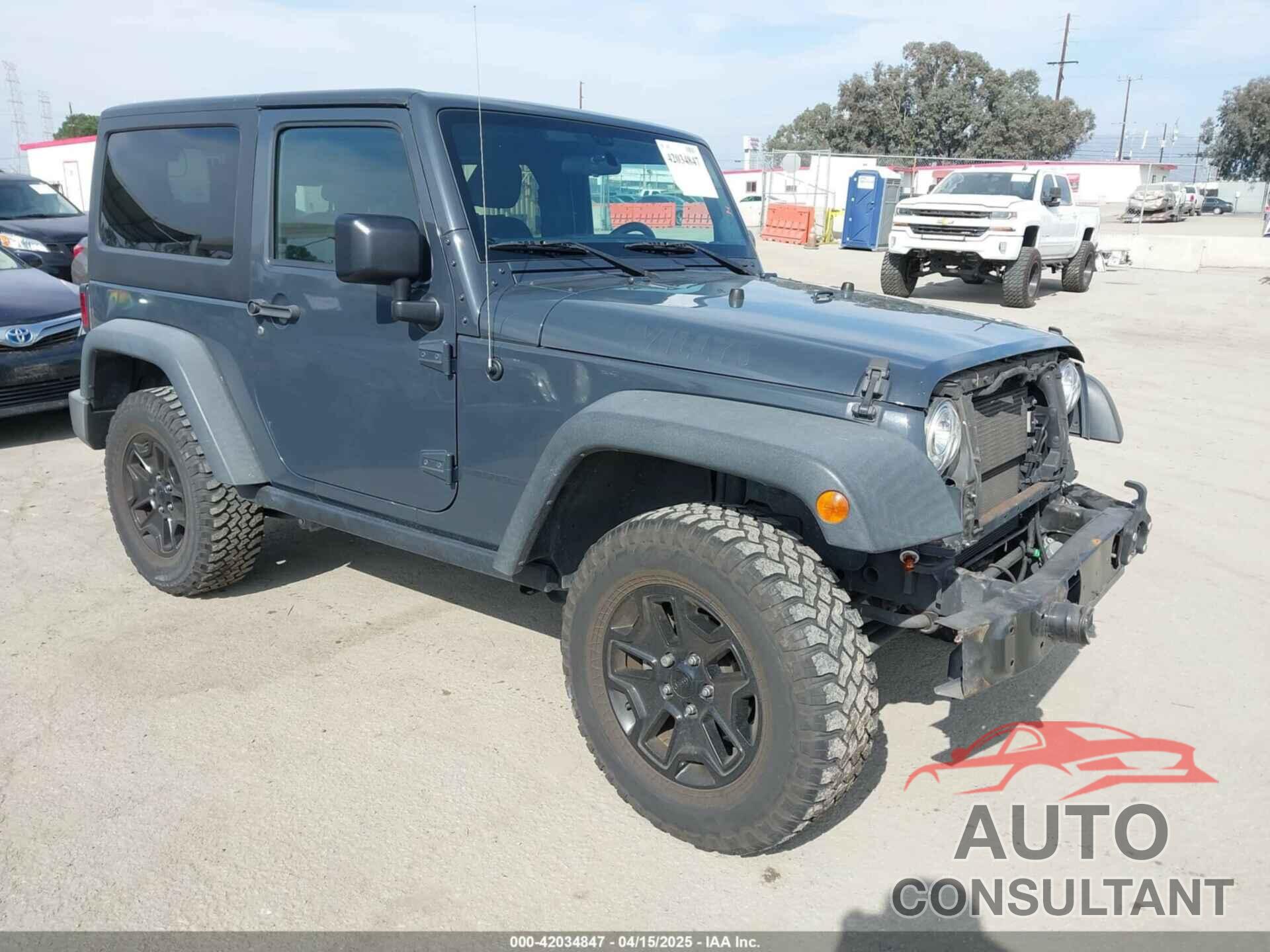 JEEP WRANGLER 2017 - 1C4AJWAG8HL632626