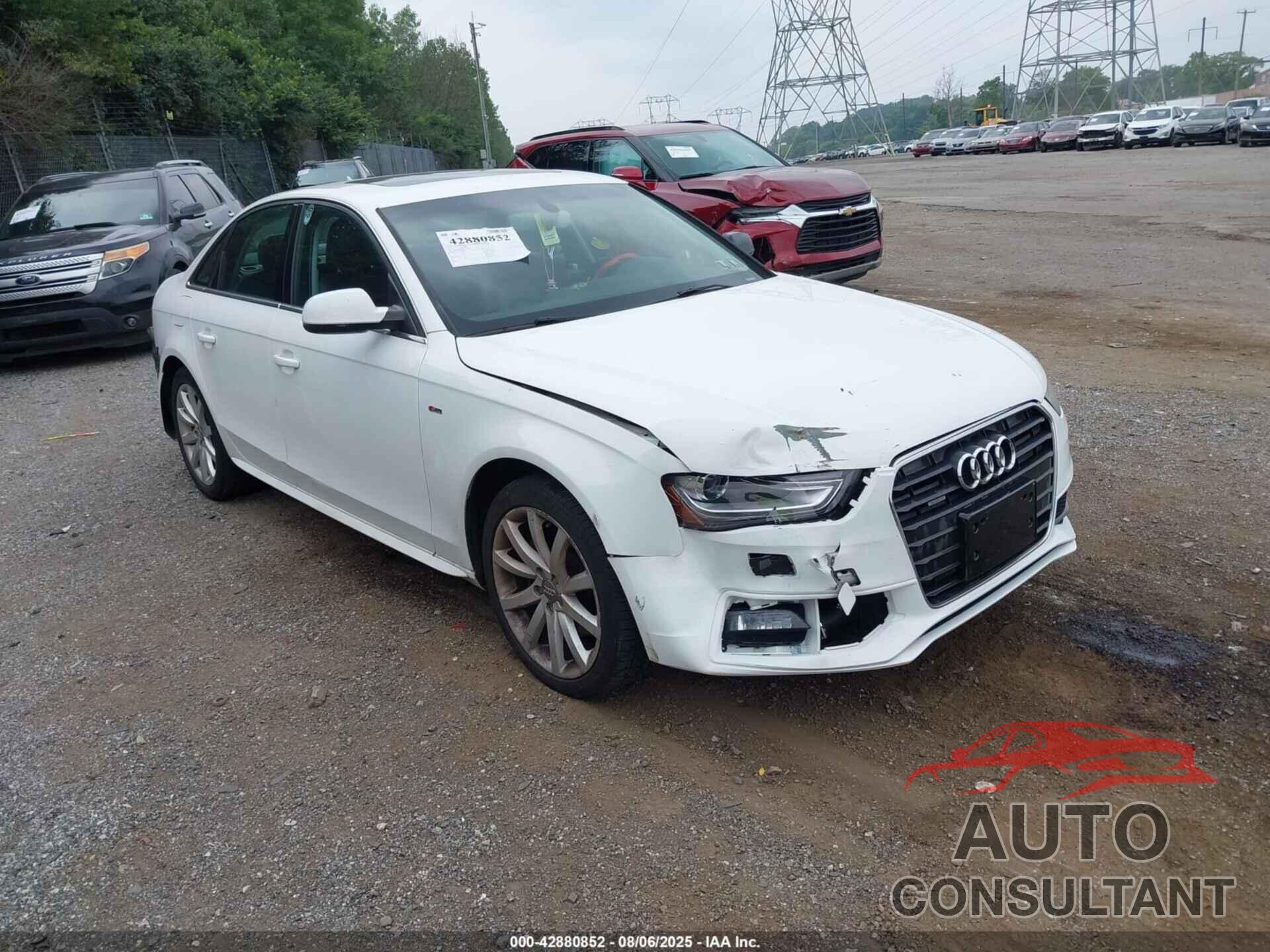 AUDI A4 2014 - WAUBFAFL6EA064847