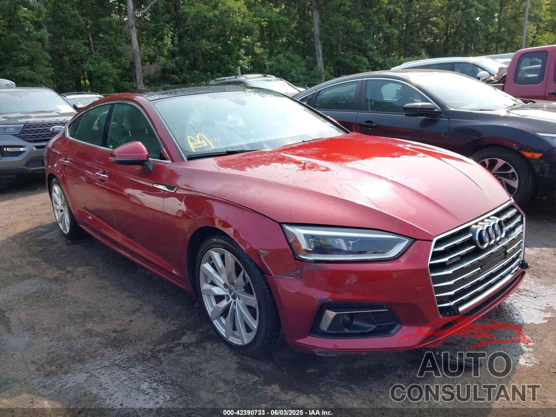 AUDI A5 2018 - WAUCNCF55JA107556