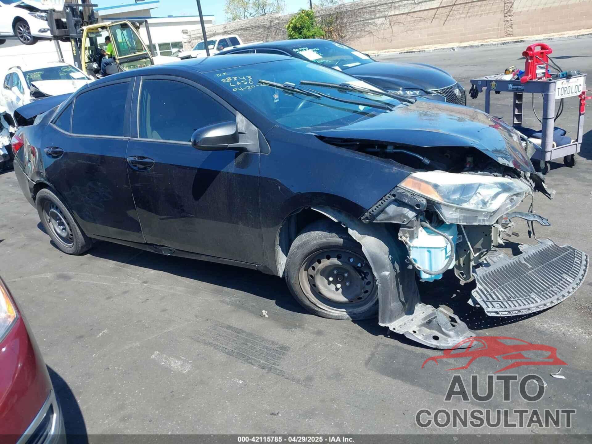 TOYOTA COROLLA 2014 - 5YFBURHE6EP054952