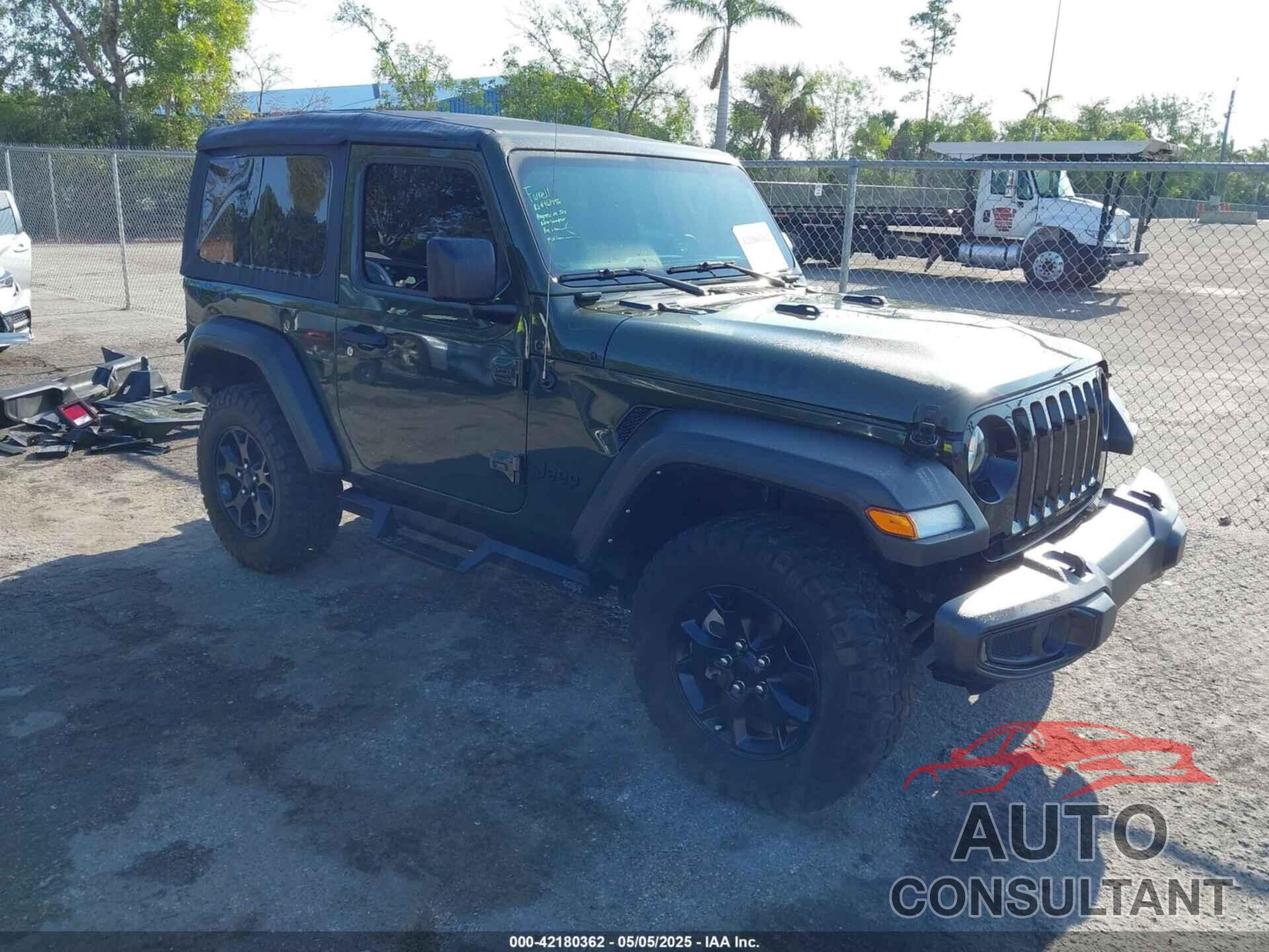JEEP WRANGLER 2022 - 1C4GJXAG8NW224380