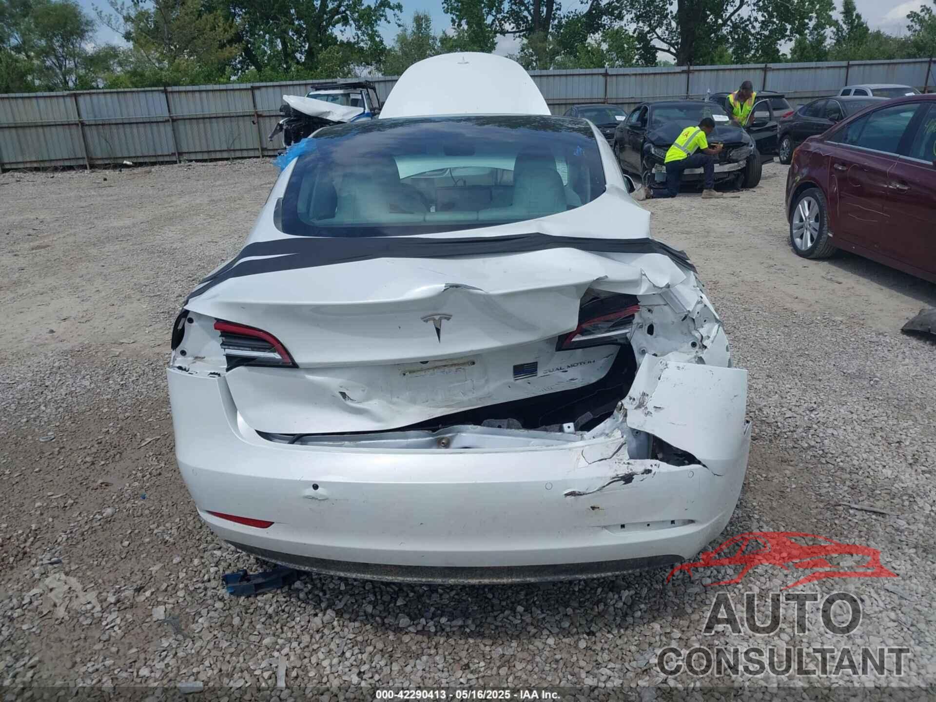 TESLA MODEL 3 2022 - 5YJ3E1EB4NF165427