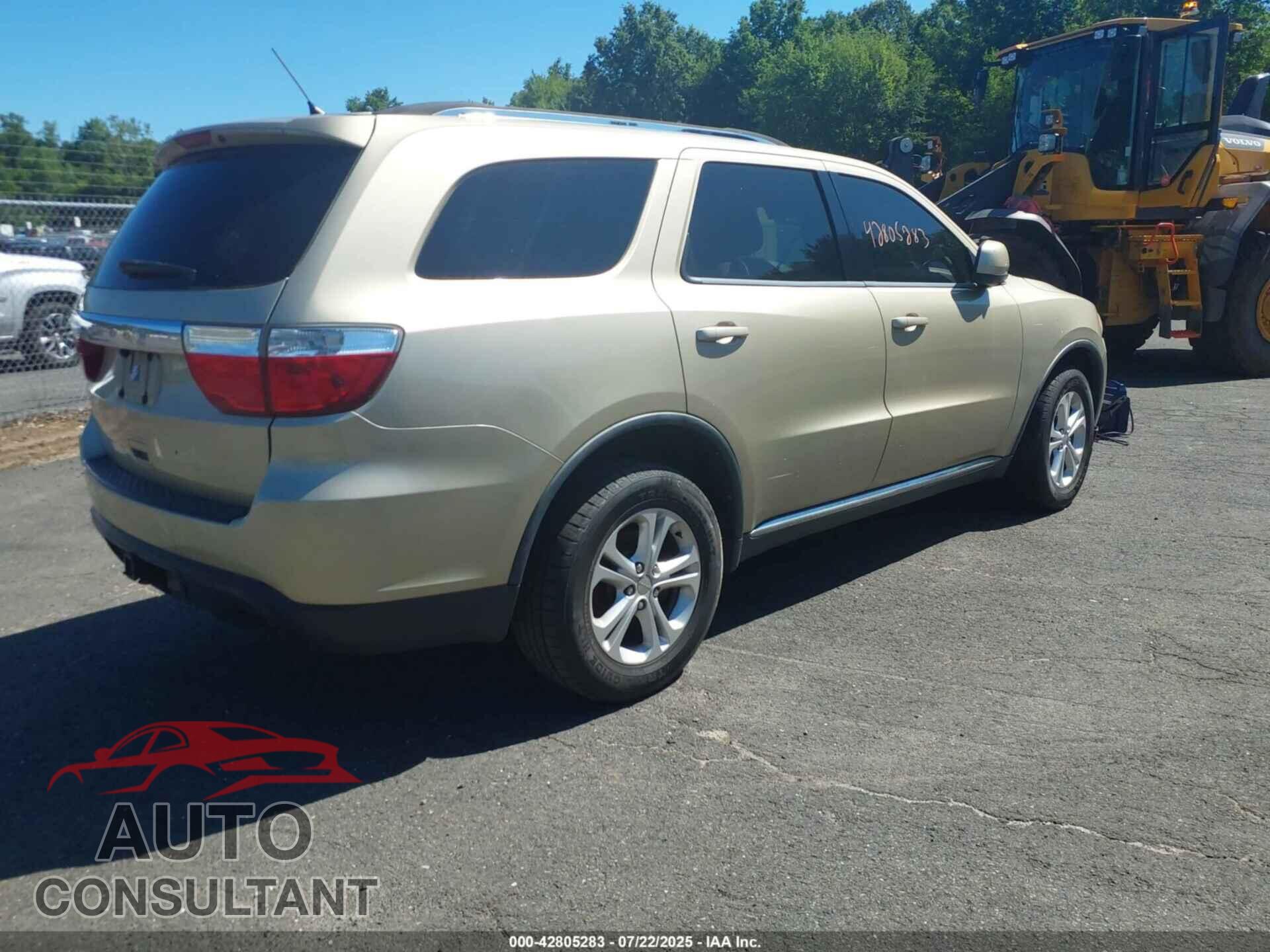DODGE DURANGO 2012 - 1C4RDJAG4CC147535