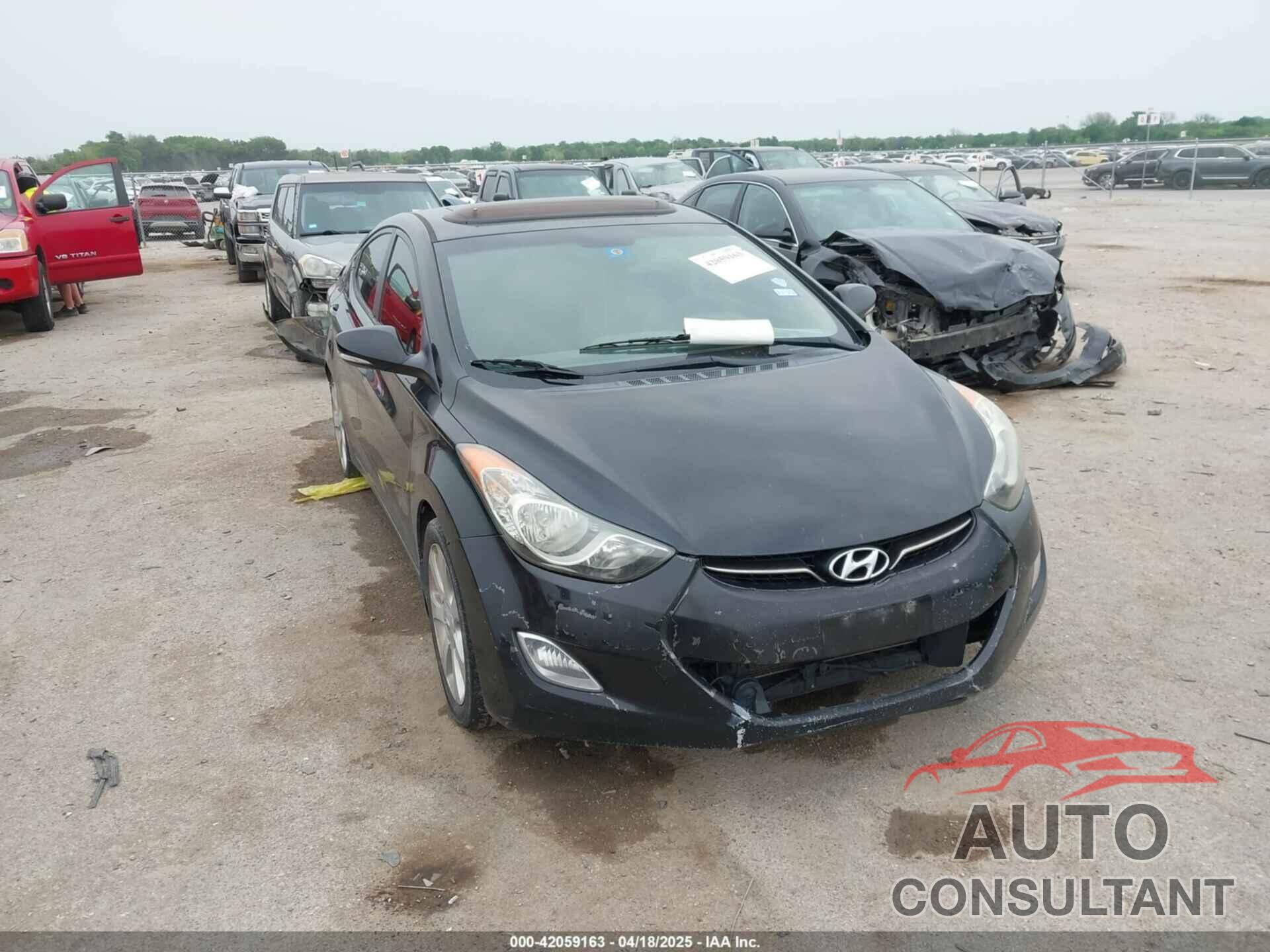 HYUNDAI ELANTRA 2013 - KMHDH4AE2DU496263