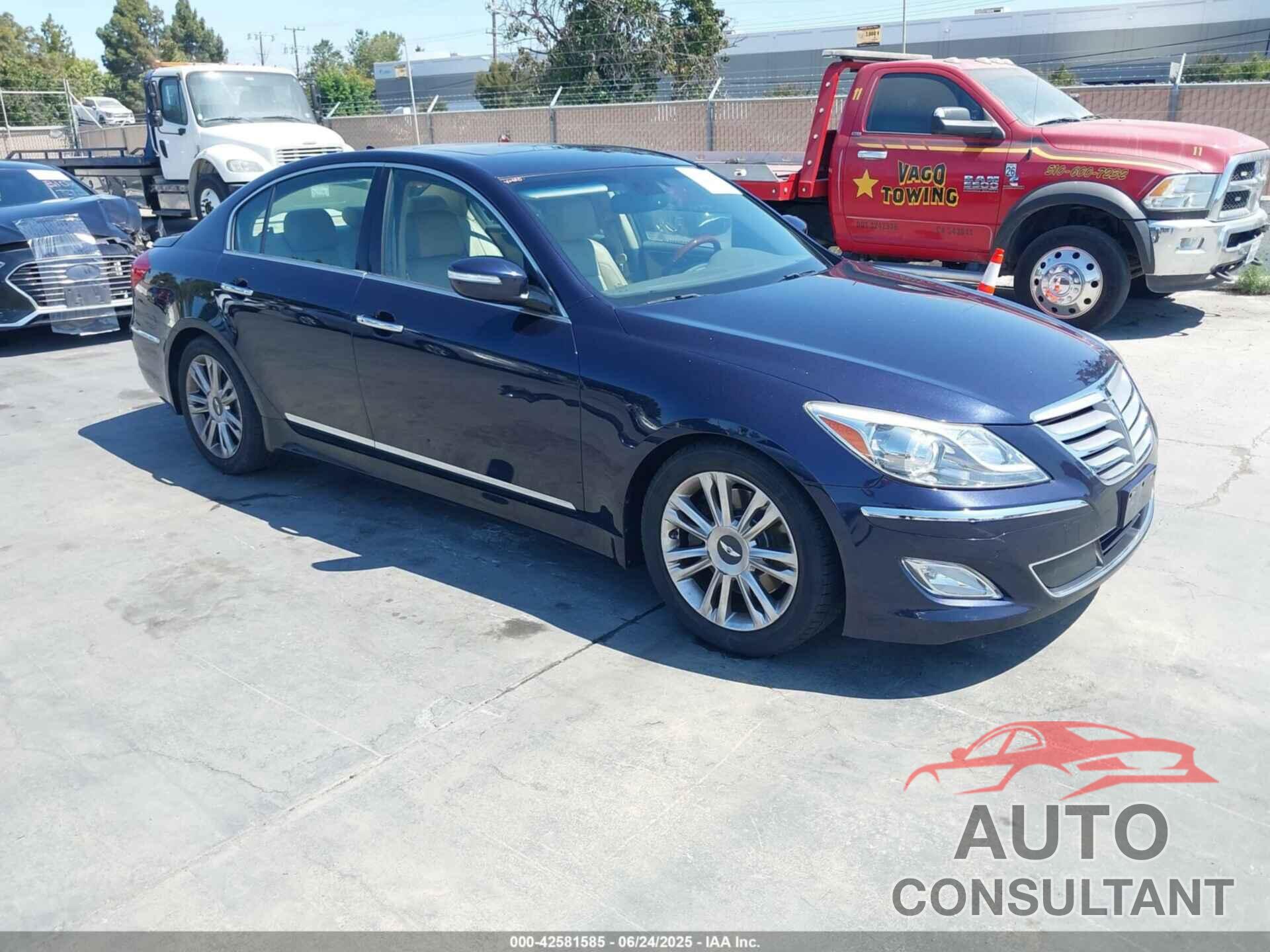 HYUNDAI GENESIS 2012 - KMHGC4DF9CU167350
