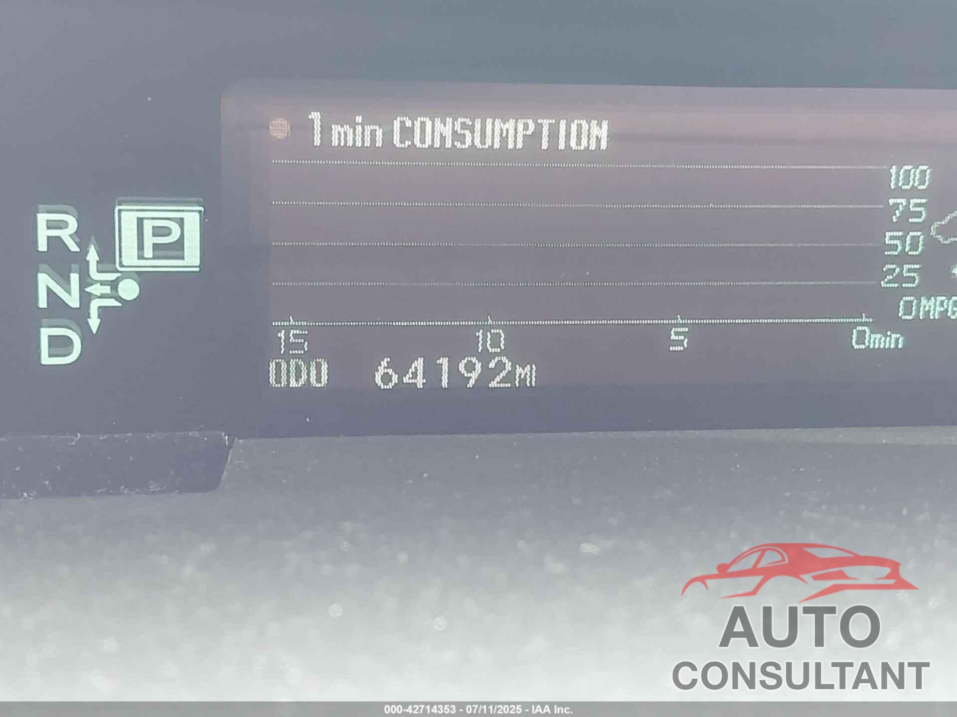 TOYOTA PRIUS 2013 - JTDKN3DU5D1676887