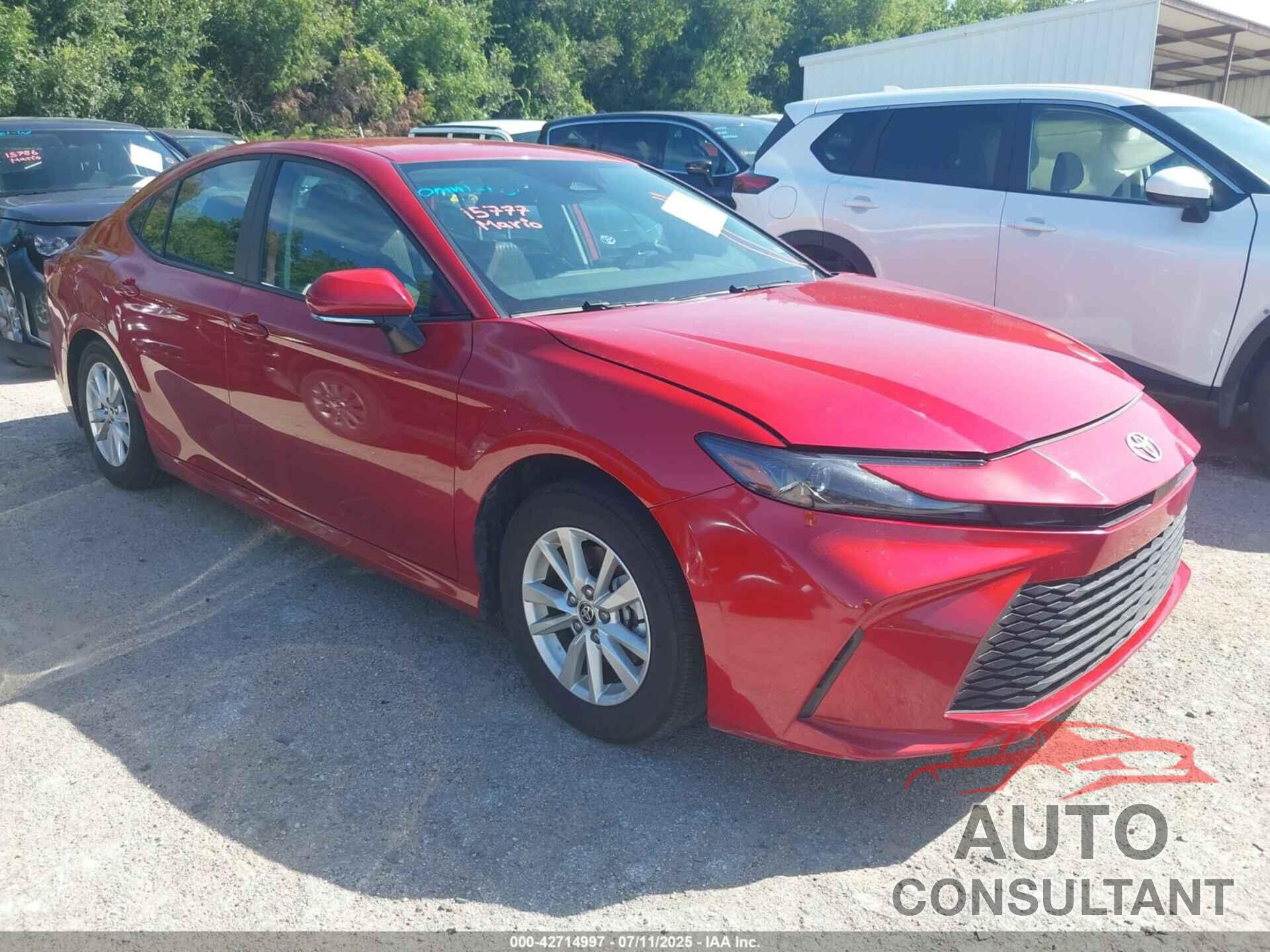 TOYOTA CAMRY 2025 - 4T1DAACK9SU033877