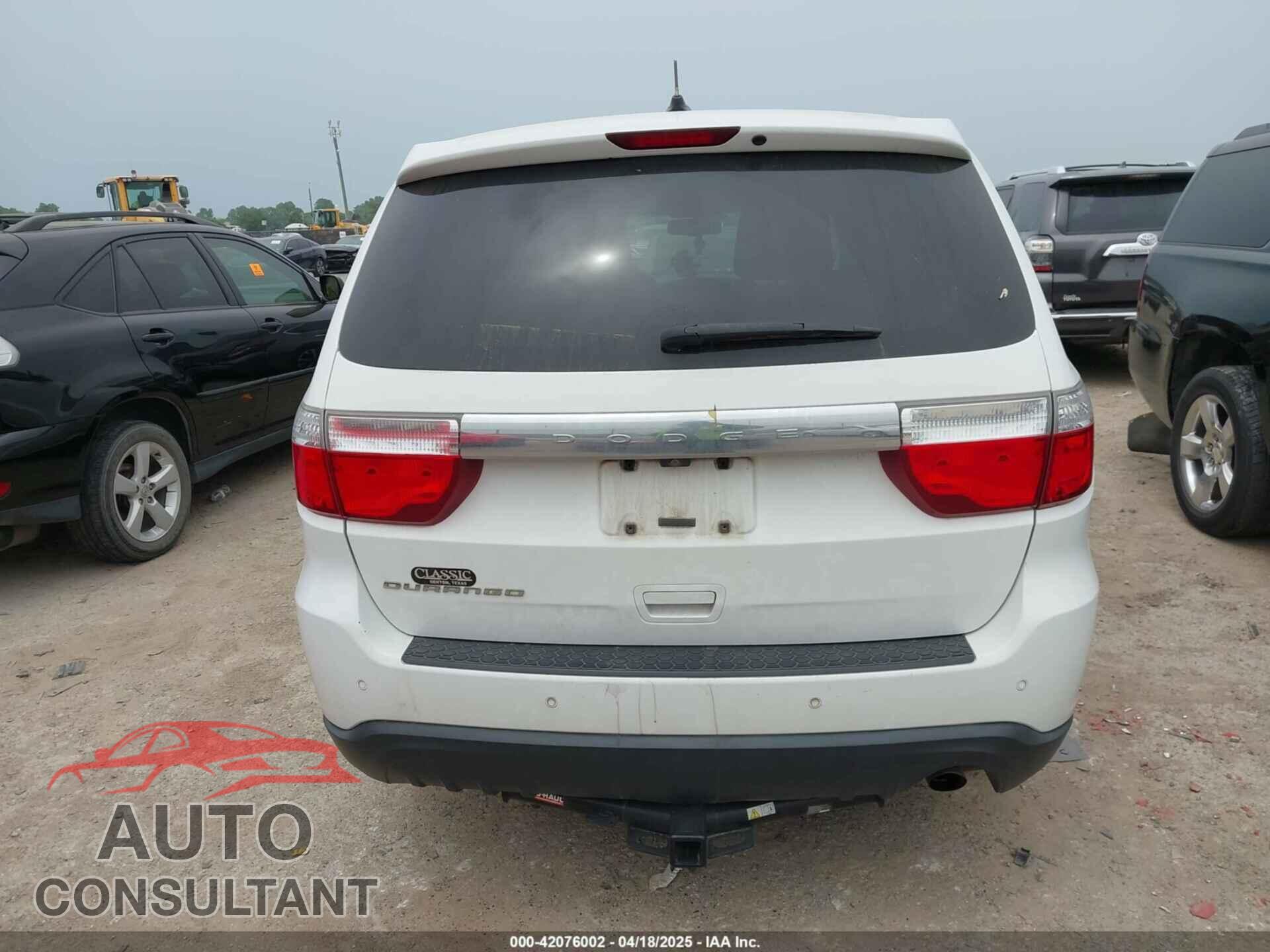 DODGE DURANGO 2013 - 1C4RDHAG4DC598250