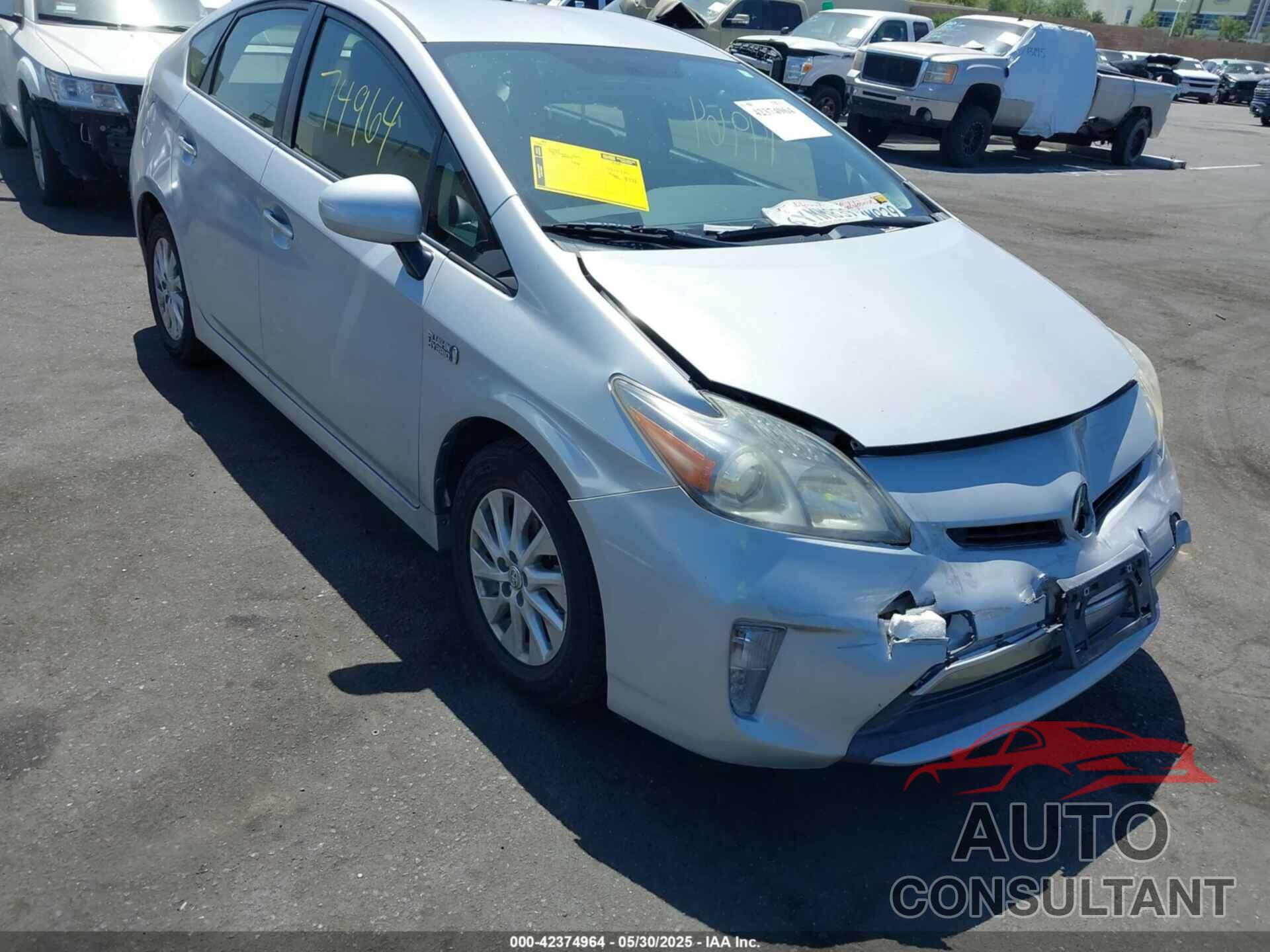 TOYOTA PRIUS PLUG-IN 2012 - JTDKN3DP3C3022628