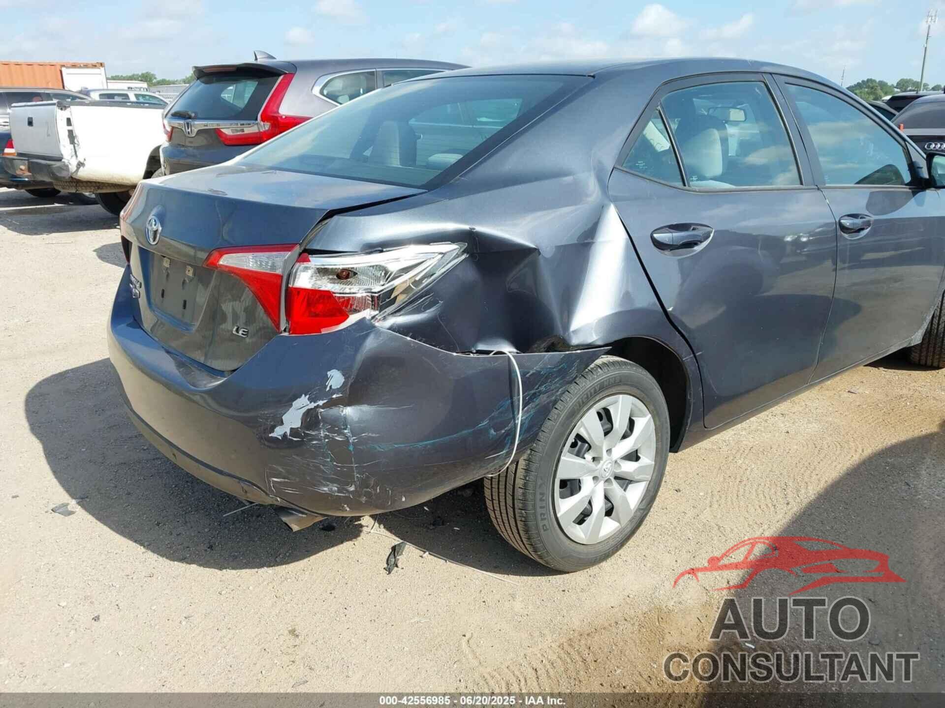 TOYOTA COROLLA 2016 - 5YFBURHE1GP411067