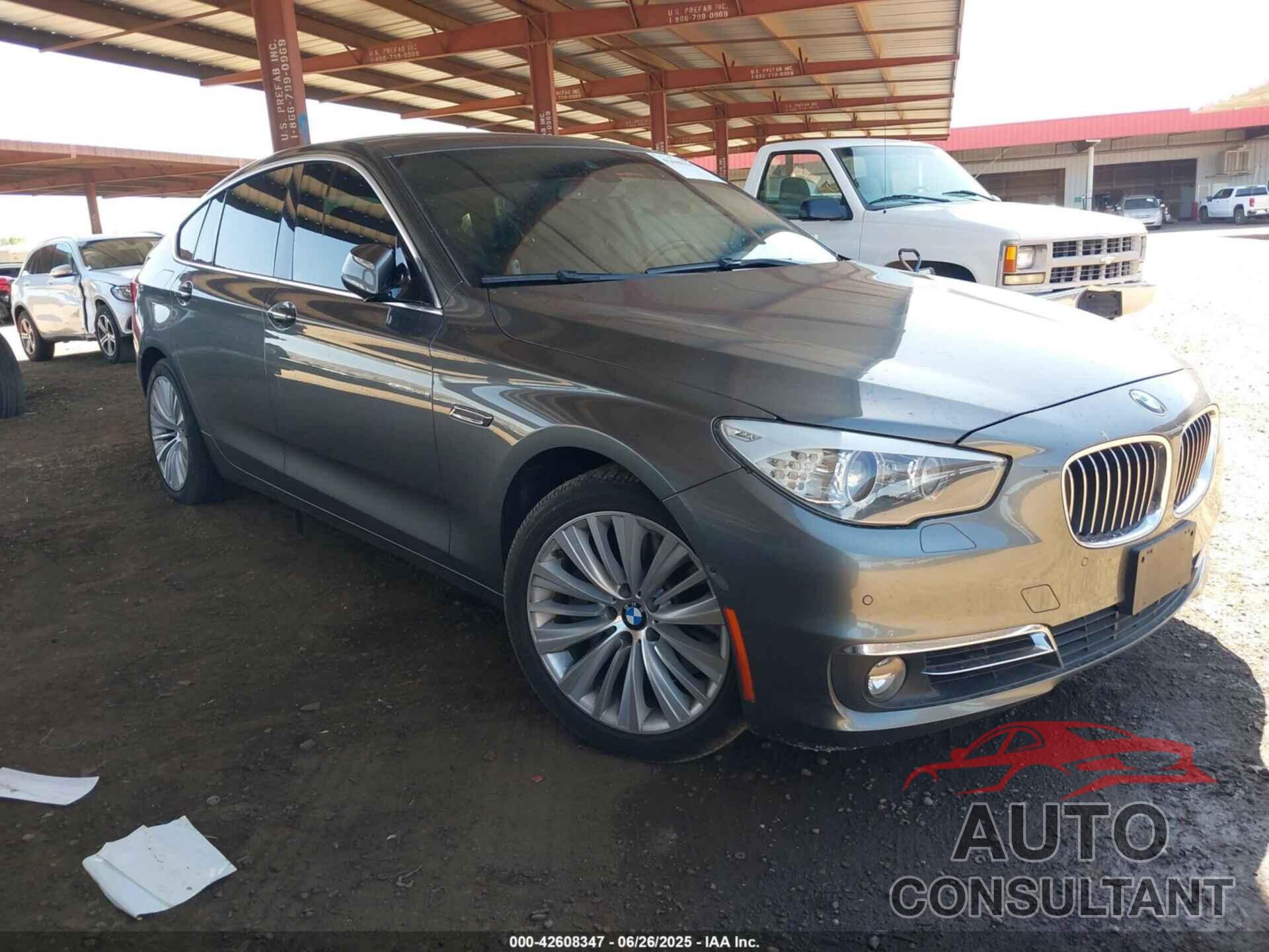 BMW 550I GRAN TURISMO 2015 - WBA5M6C54FD086058