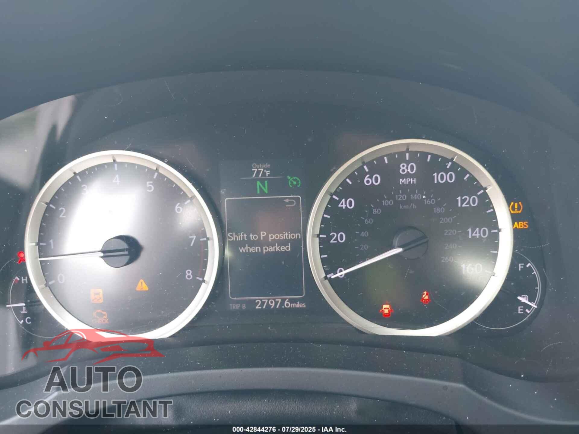 LEXUS IS 350 2014 - JTHBE1D24E5003021