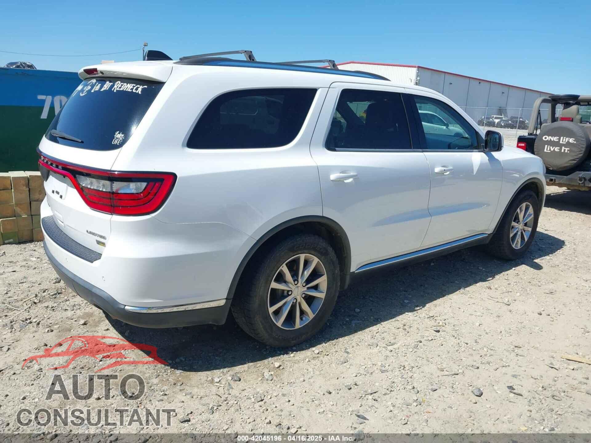 DODGE DURANGO 2014 - 1C4RDHDG8EC366182