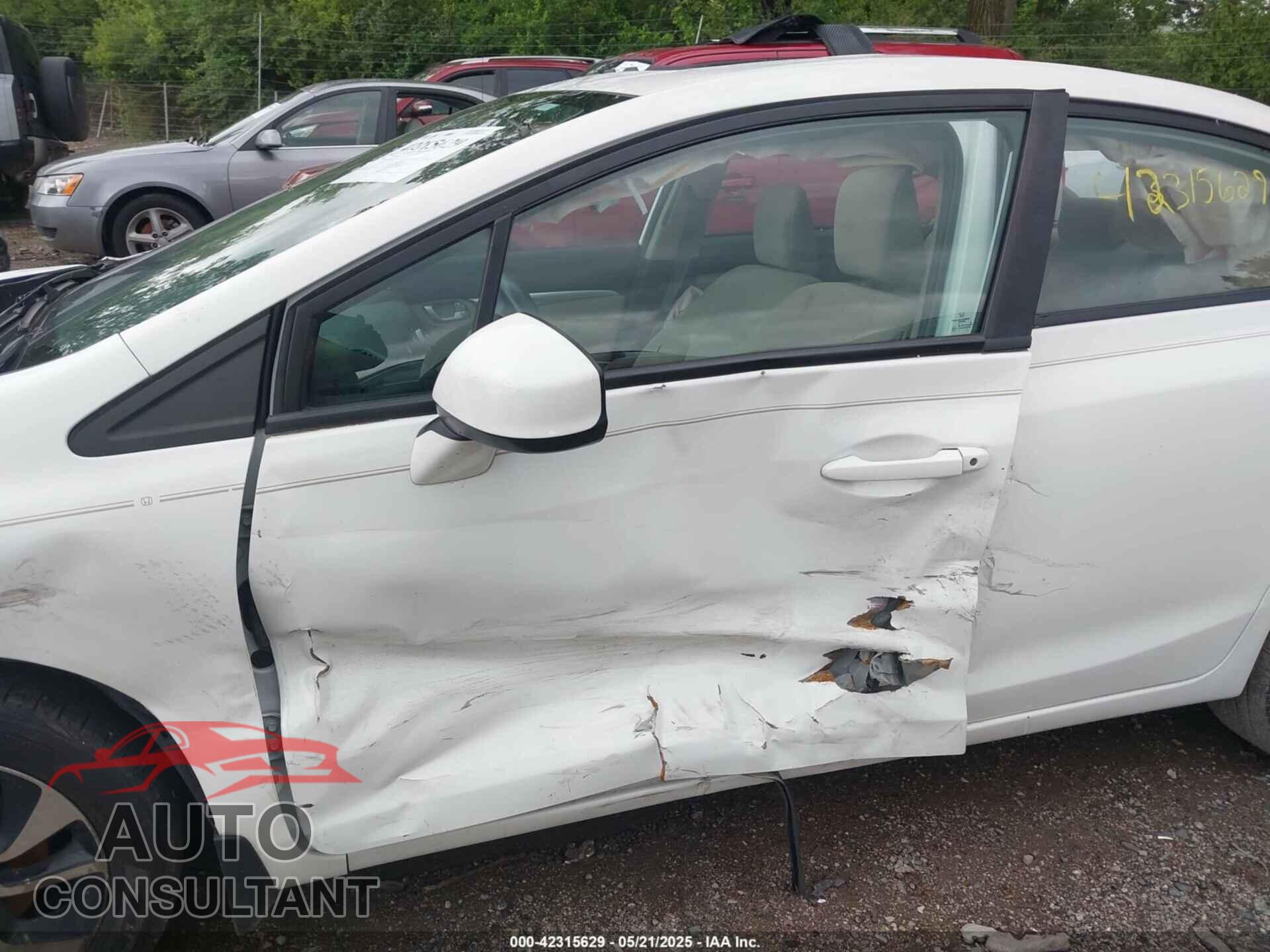HONDA CIVIC 2013 - 19XFB2F81DE090219