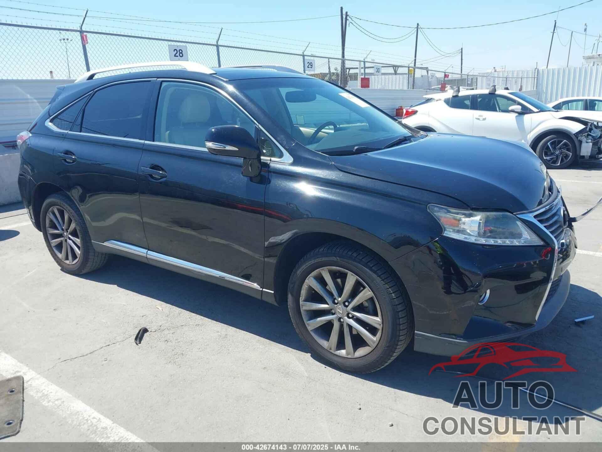 LEXUS RX 350 2013 - JTJZK1BA3D2416886