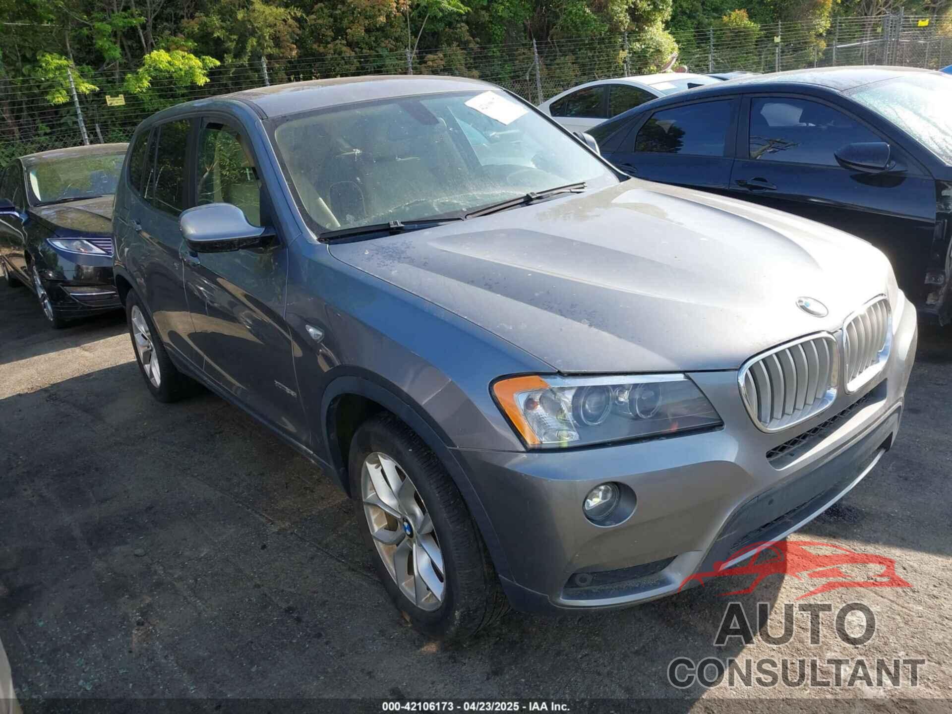 BMW X3 2013 - 5UXWX9C55D0D01209