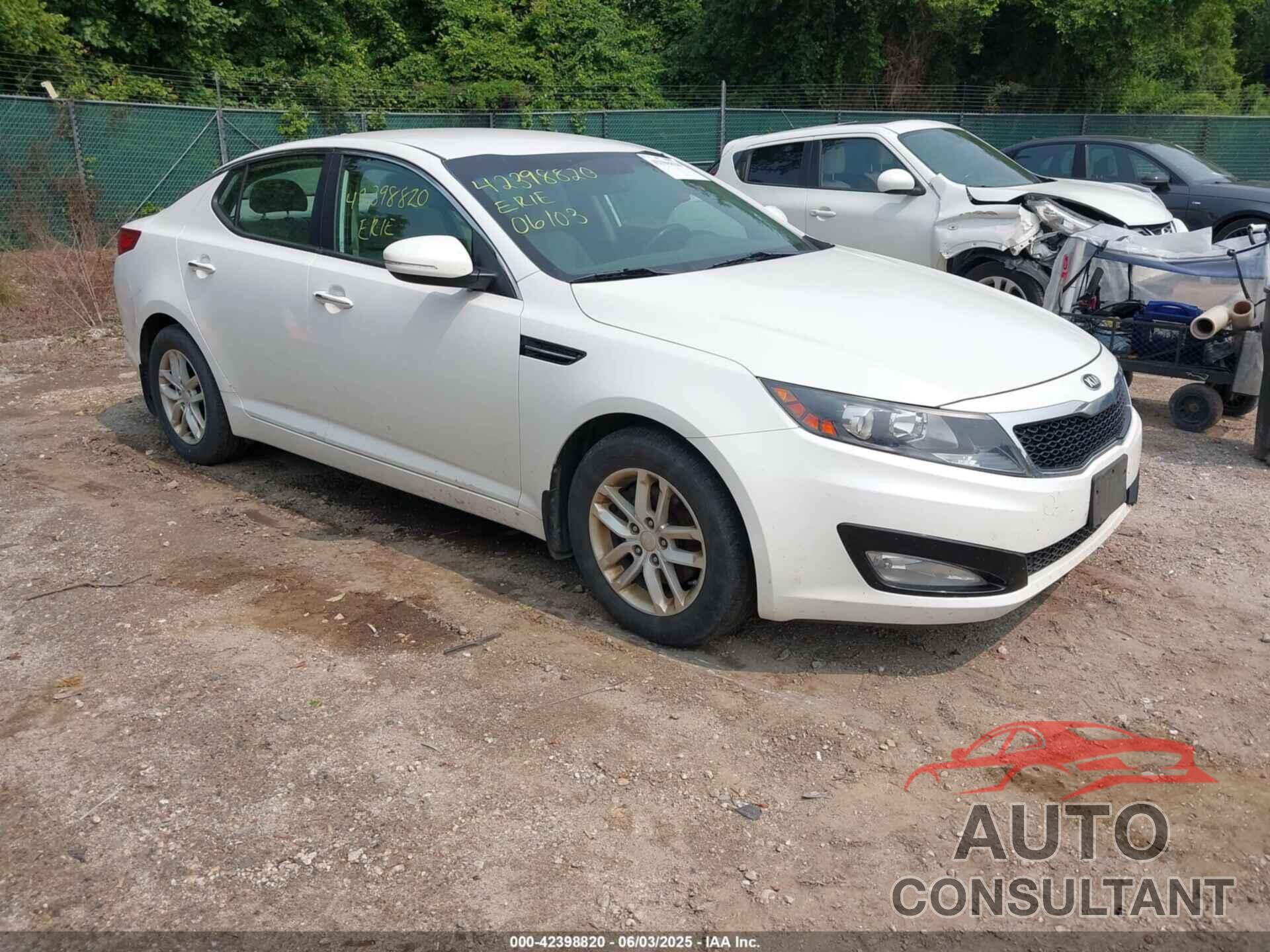 KIA OPTIMA 2013 - KNAGM4A74D5307652