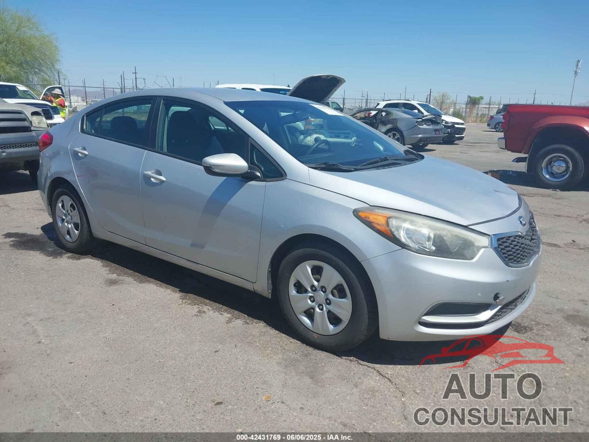 KIA FORTE 2016 - KNAFK4A69G5550404