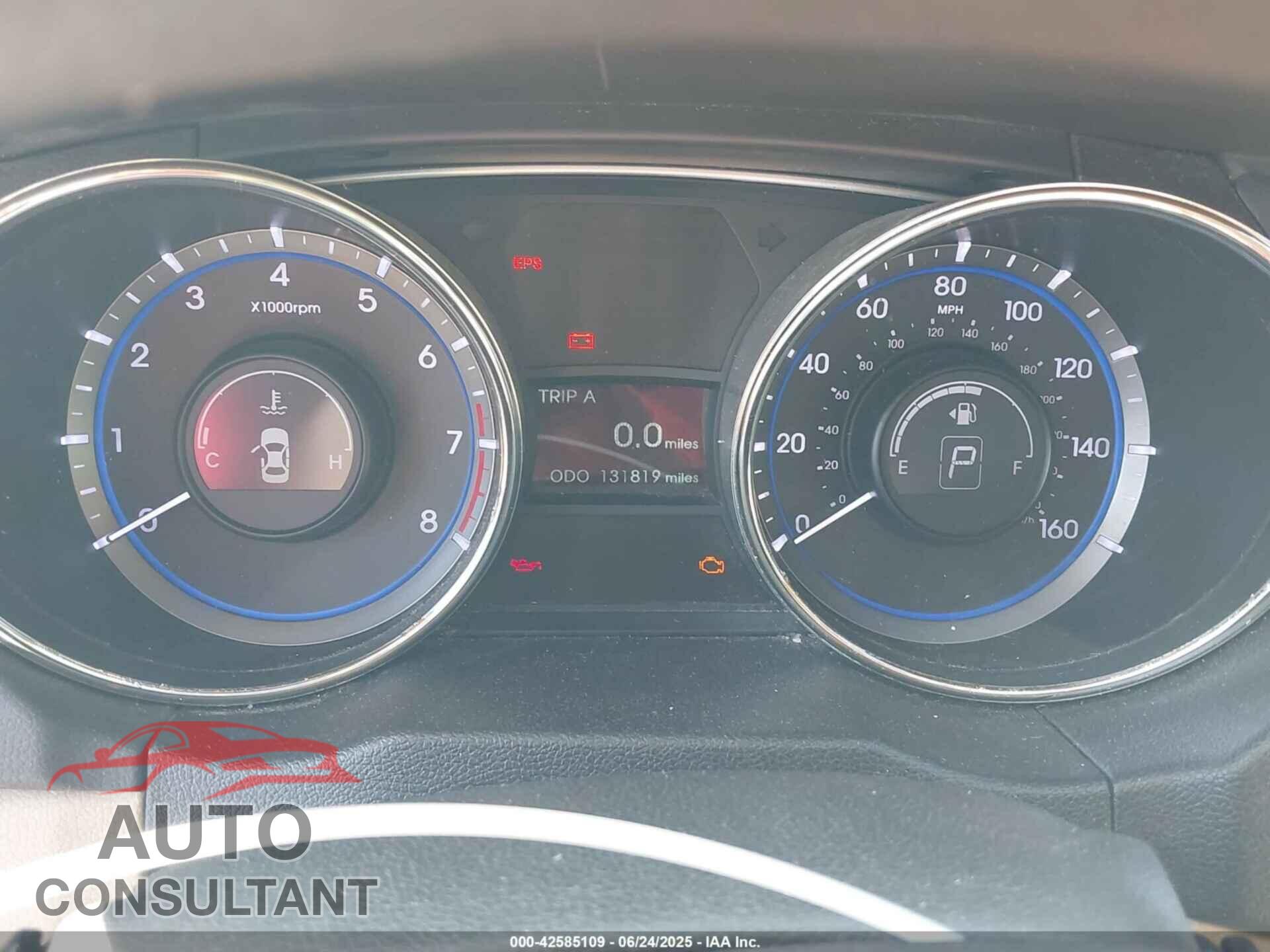 HYUNDAI SONATA 2012 - 5NPEB4AC1CH364421