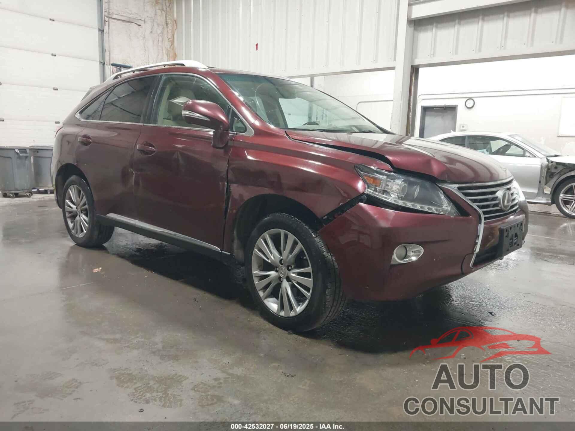 LEXUS RX 350 2013 - 2T2BK1BA5DC214326