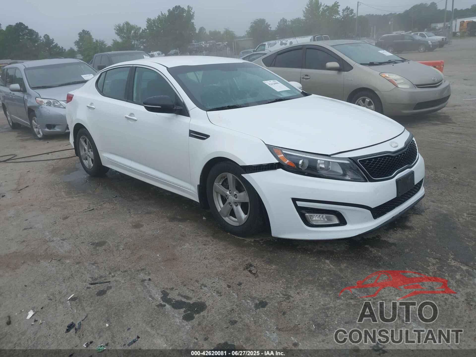 KIA OPTIMA 2015 - KNAGM4A70F5592644