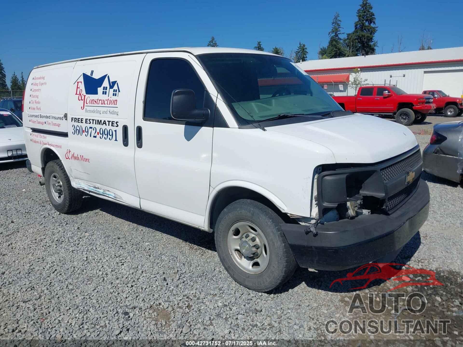 CHEVROLET EXPRESS 2500 2011 - 1GCWGFBAXB1167462