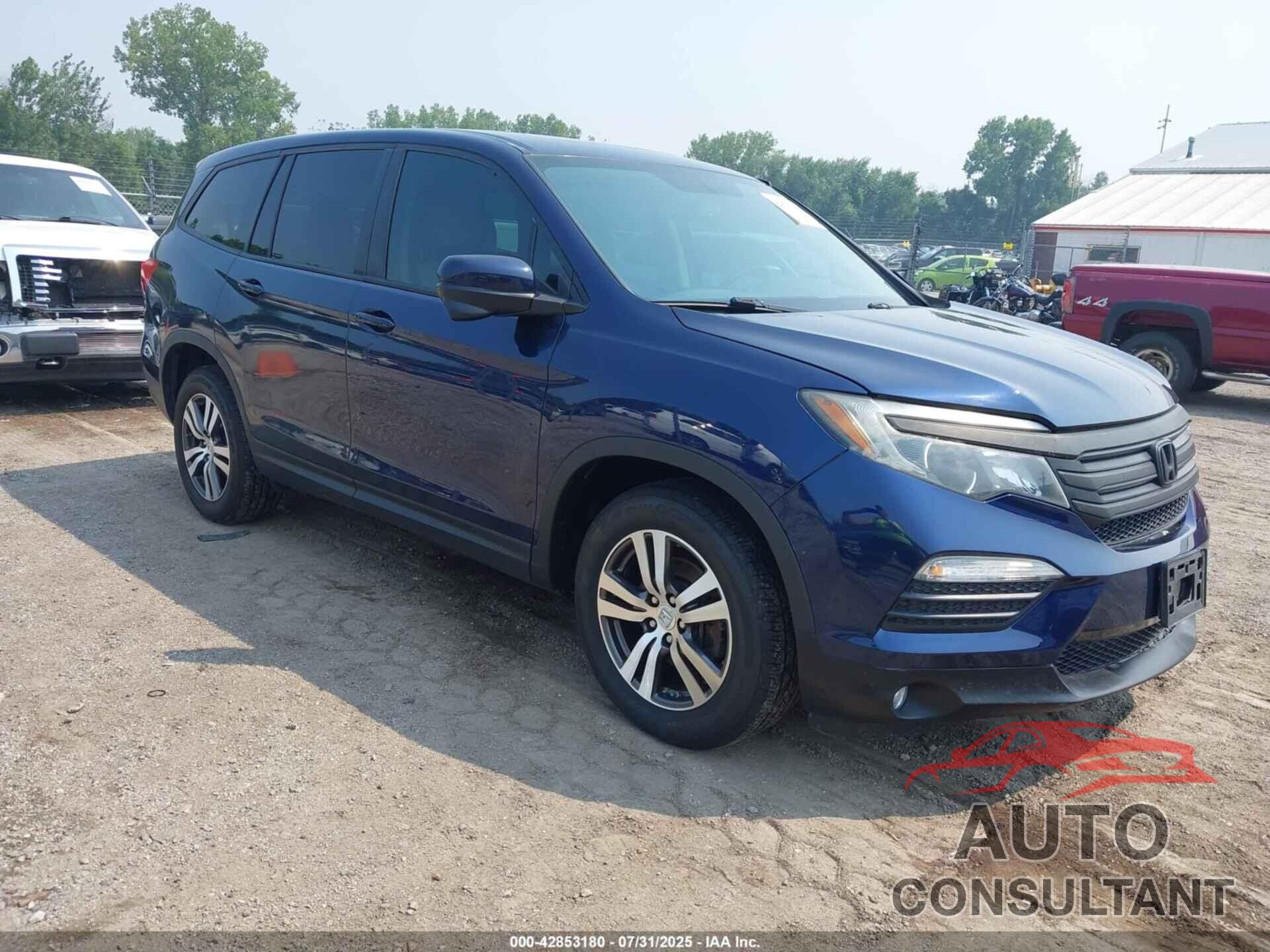HONDA PILOT 2016 - 5FNYF6H59GB088207