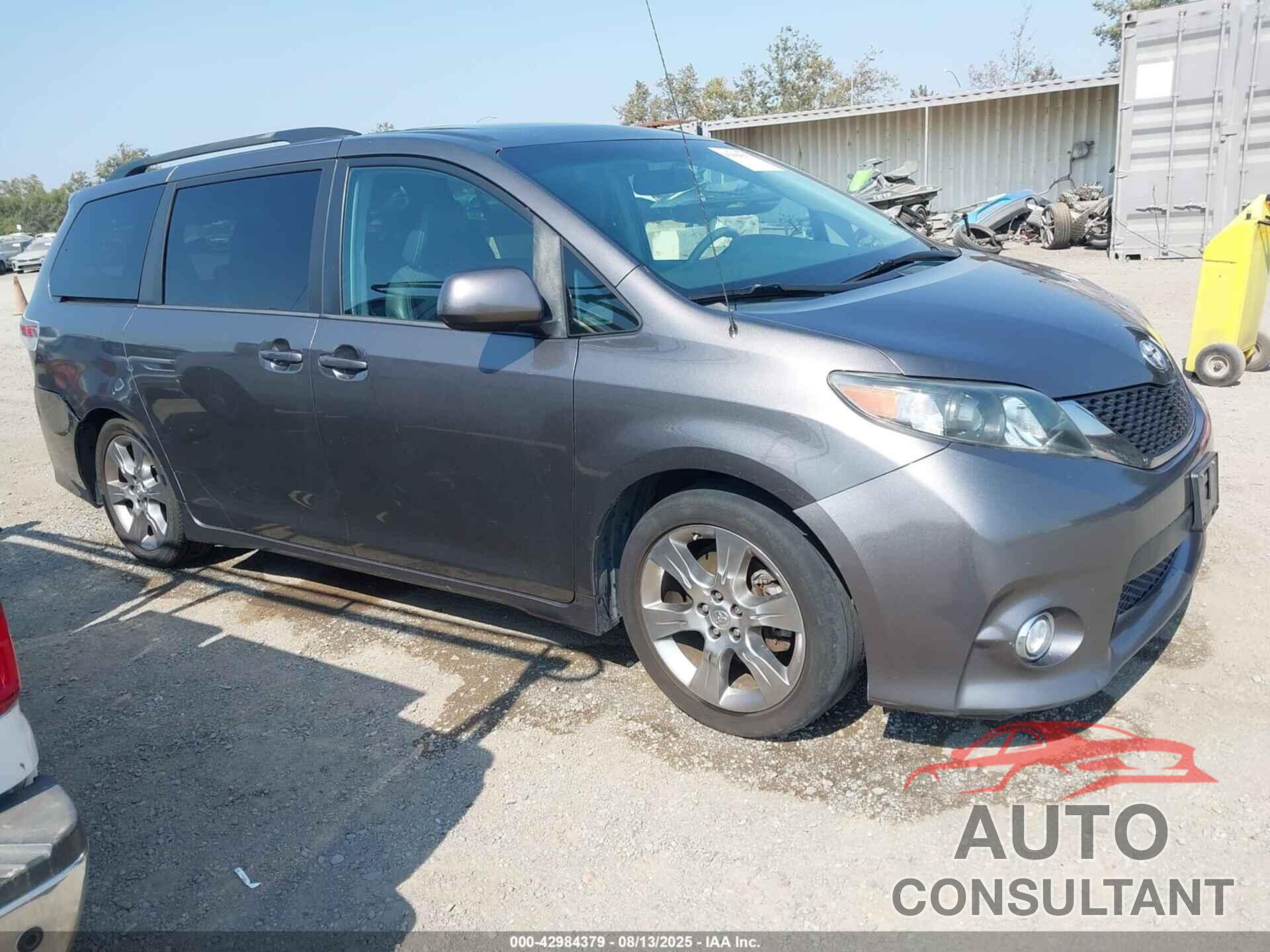 TOYOTA SIENNA 2012 - 5TDXK3DC5CS239687