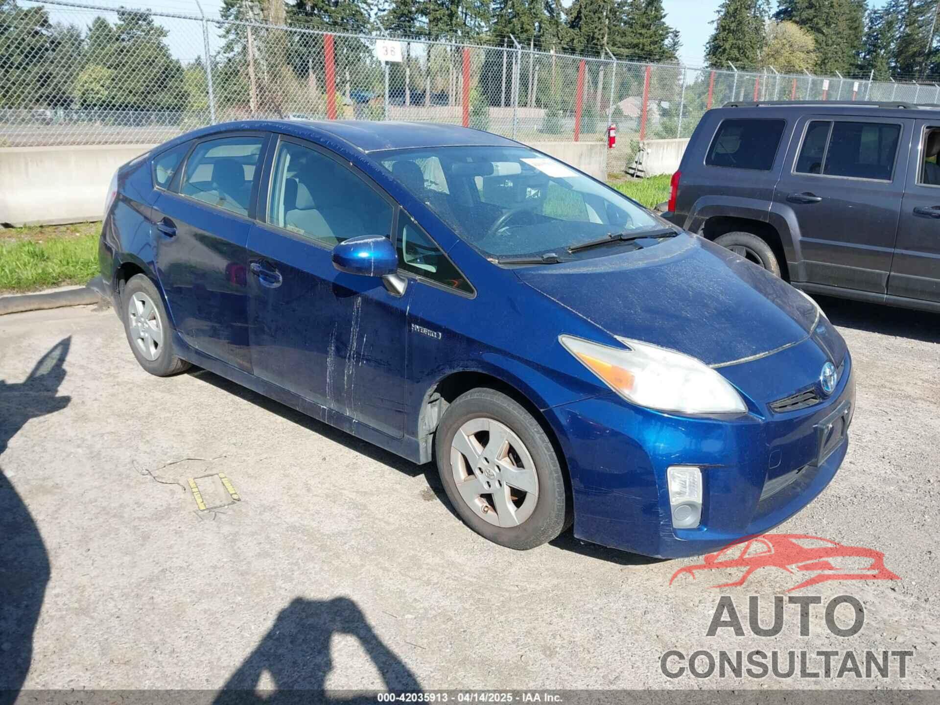 TOYOTA PRIUS 2011 - JTDKN3DU9B5325258