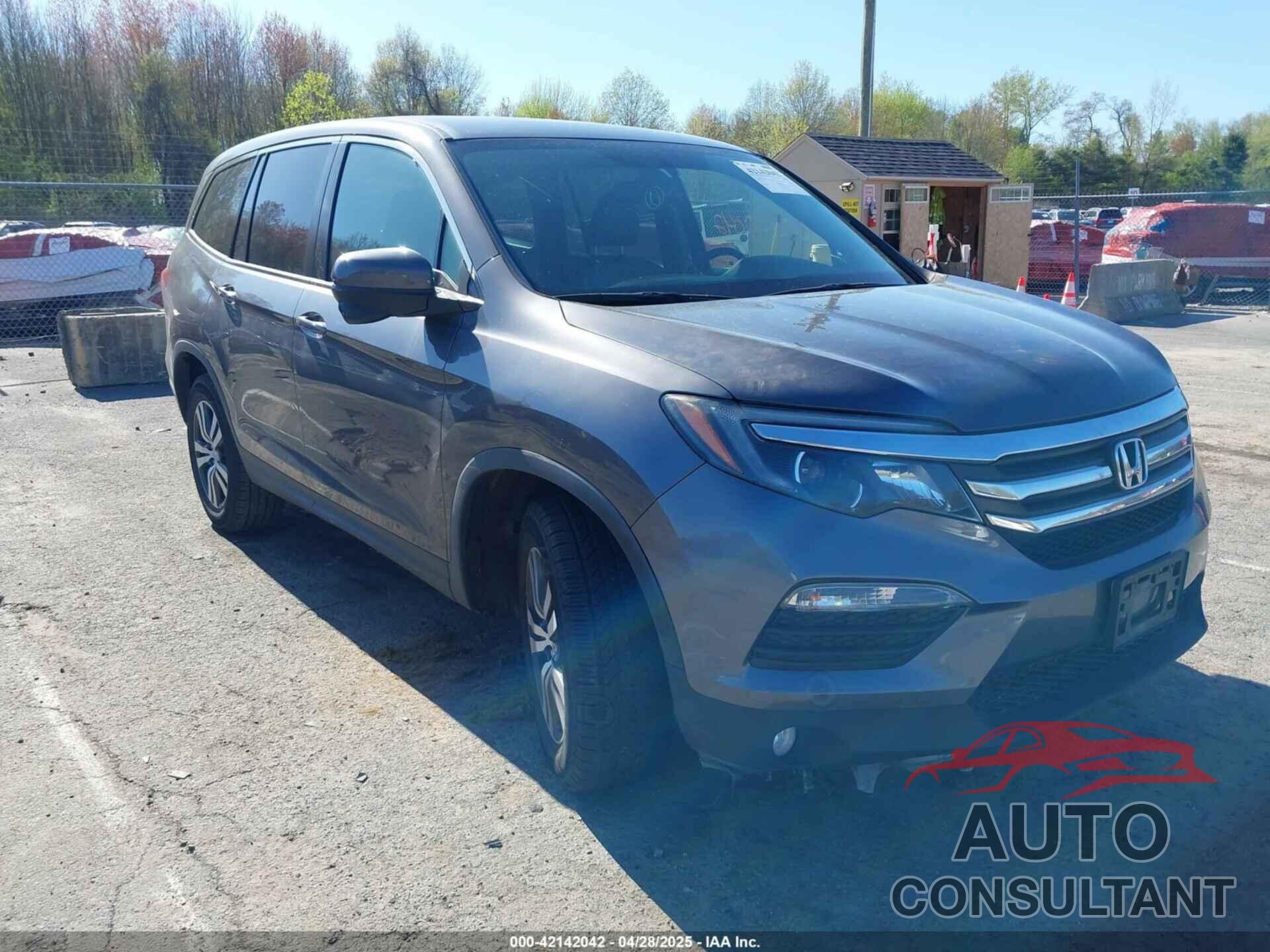 HONDA PILOT 2017 - 5FNYF6H54HB039482
