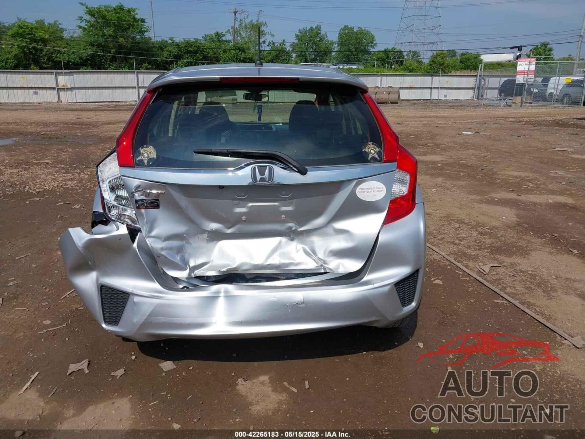 HONDA FIT 2016 - JHMGK5H7XGX014530