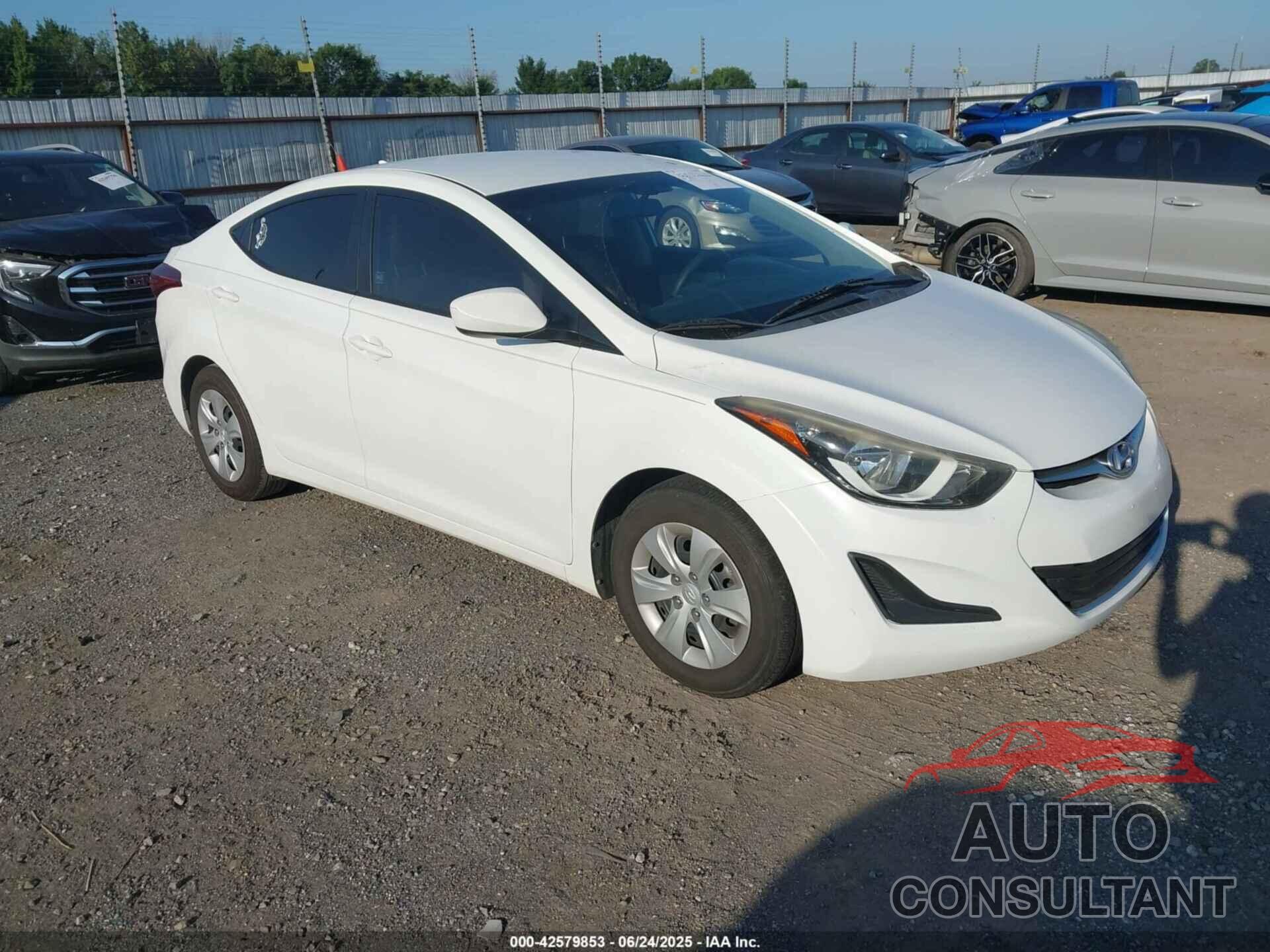 HYUNDAI ELANTRA 2016 - 5NPDH4AE1GH760687