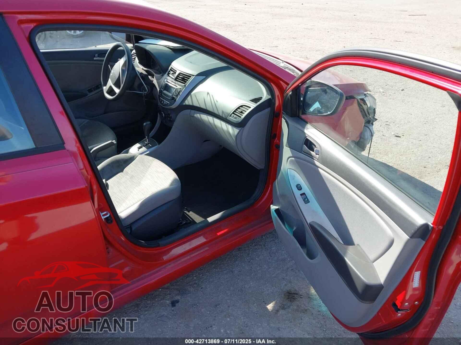 HYUNDAI ACCENT 2016 - KMHCT4AE4GU999727