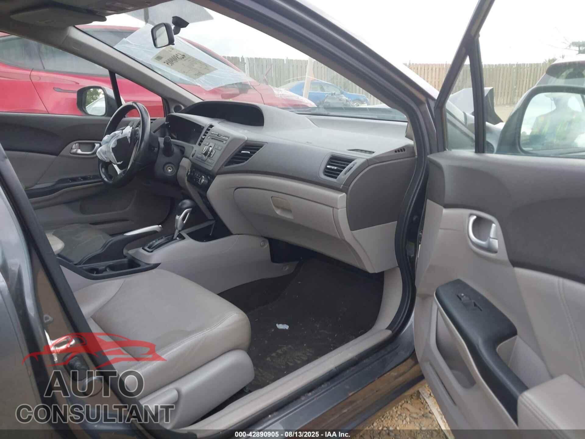 HONDA CIVIC 2012 - 2HGFB2F96CH507377