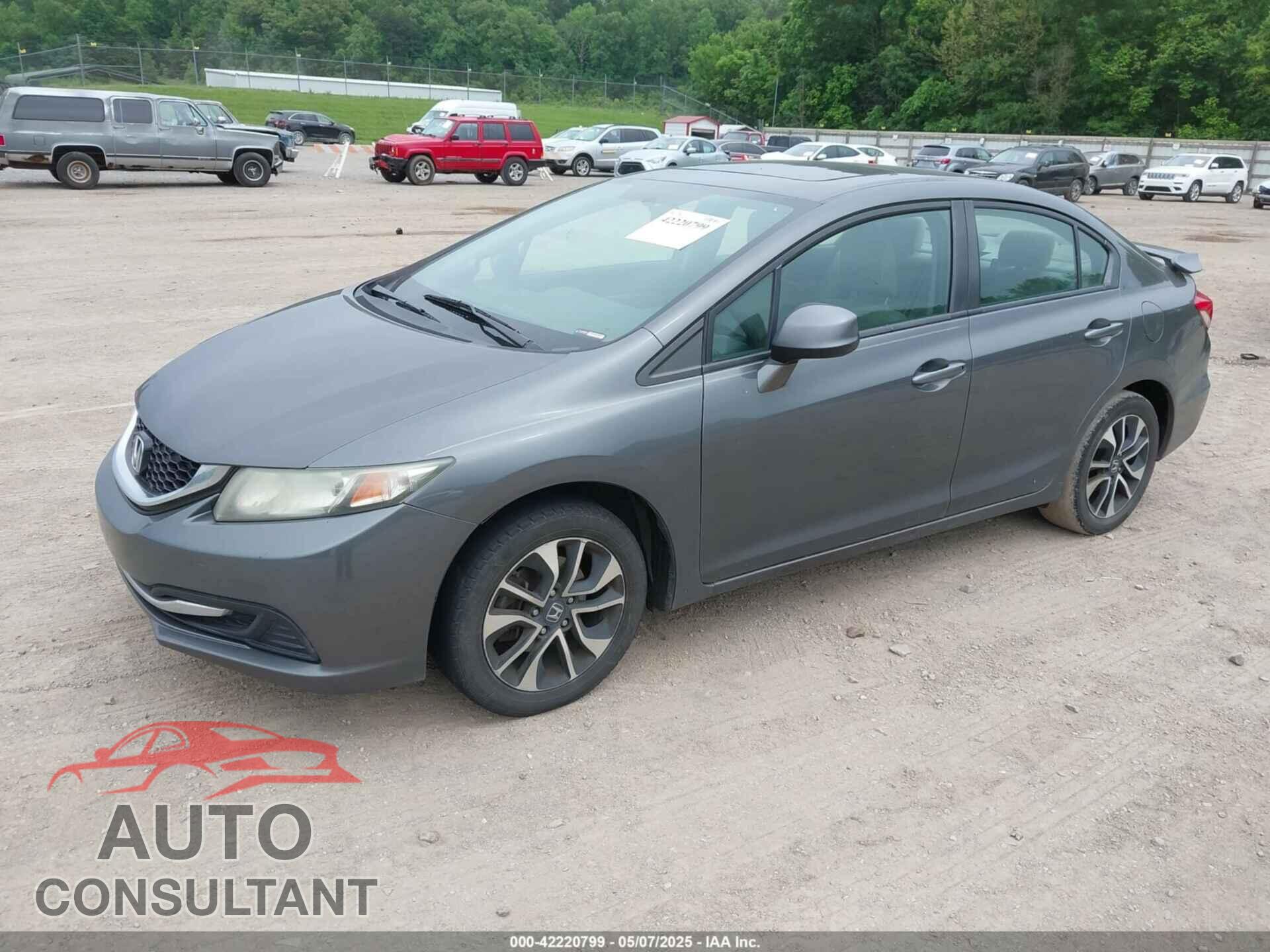HONDA CIVIC 2013 - 2HGFB2F8XDH502546