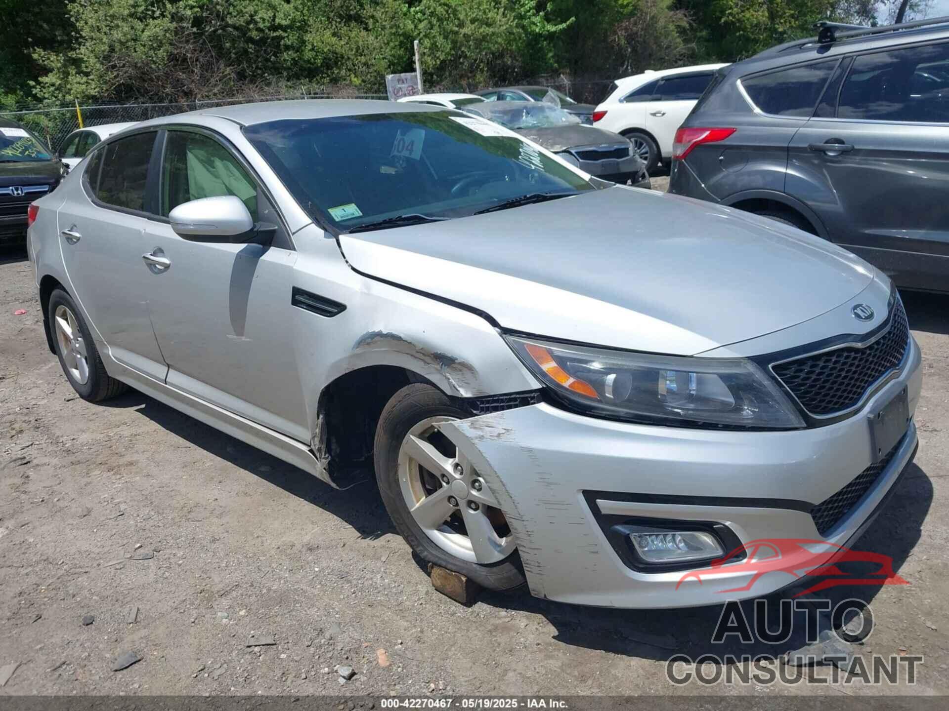KIA OPTIMA 2014 - 5XXGM4A75EG347691
