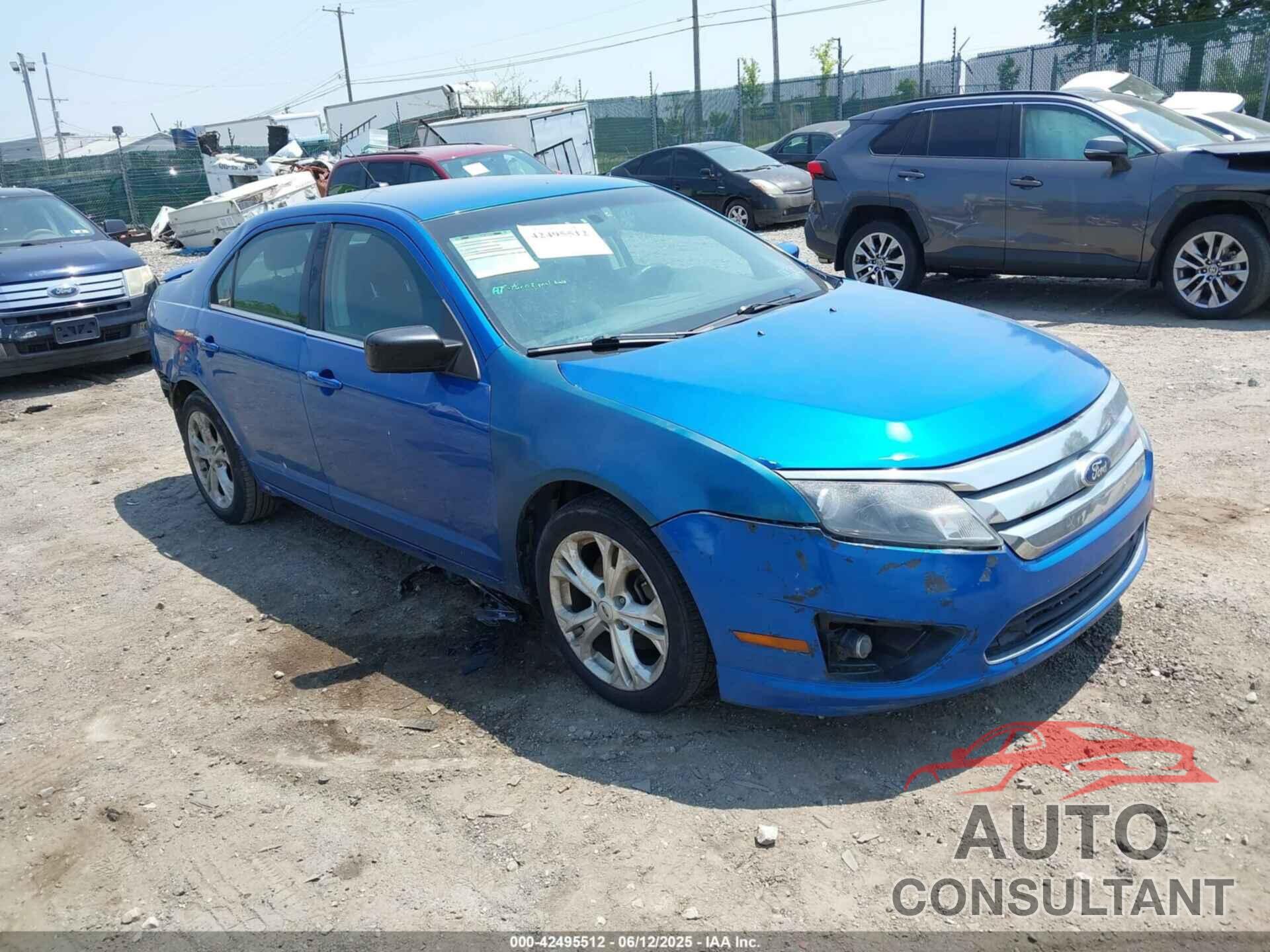 FORD FUSION 2012 - 3FAHP0HA5CR121001