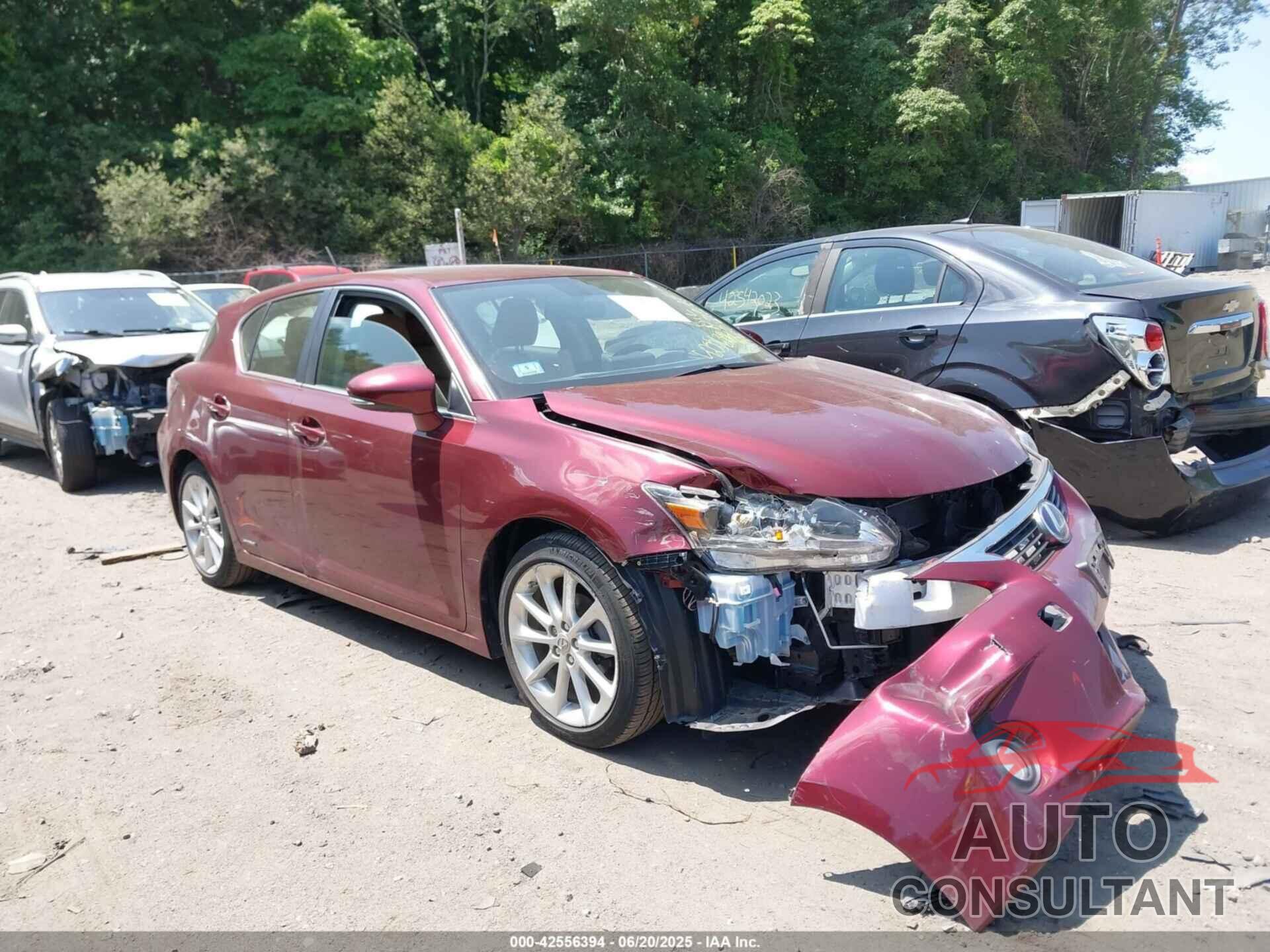 LEXUS CT 200H 2012 - JTHKD5BH2C2060589