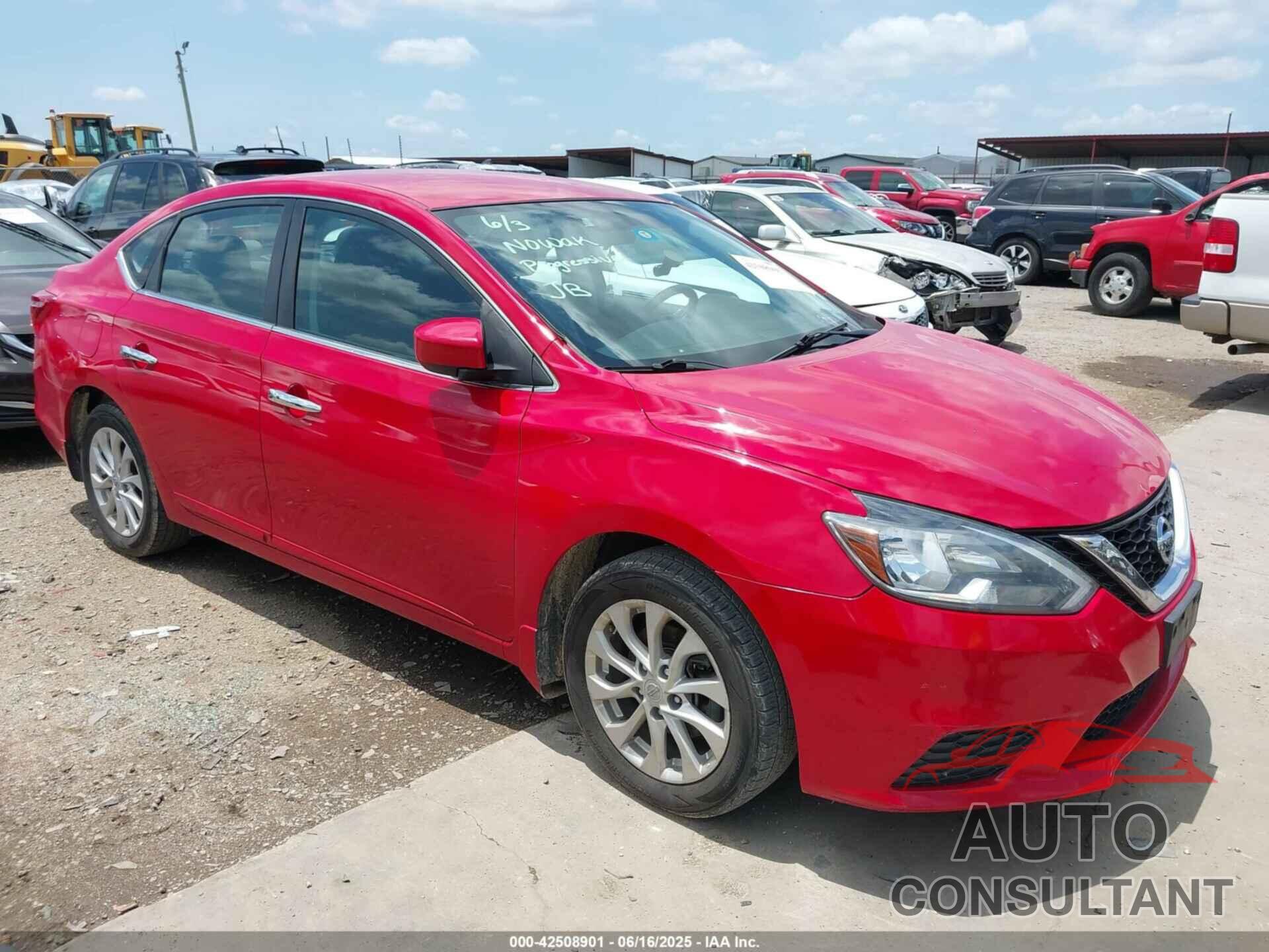 NISSAN SENTRA 2018 - 3N1AB7AP2JY261367