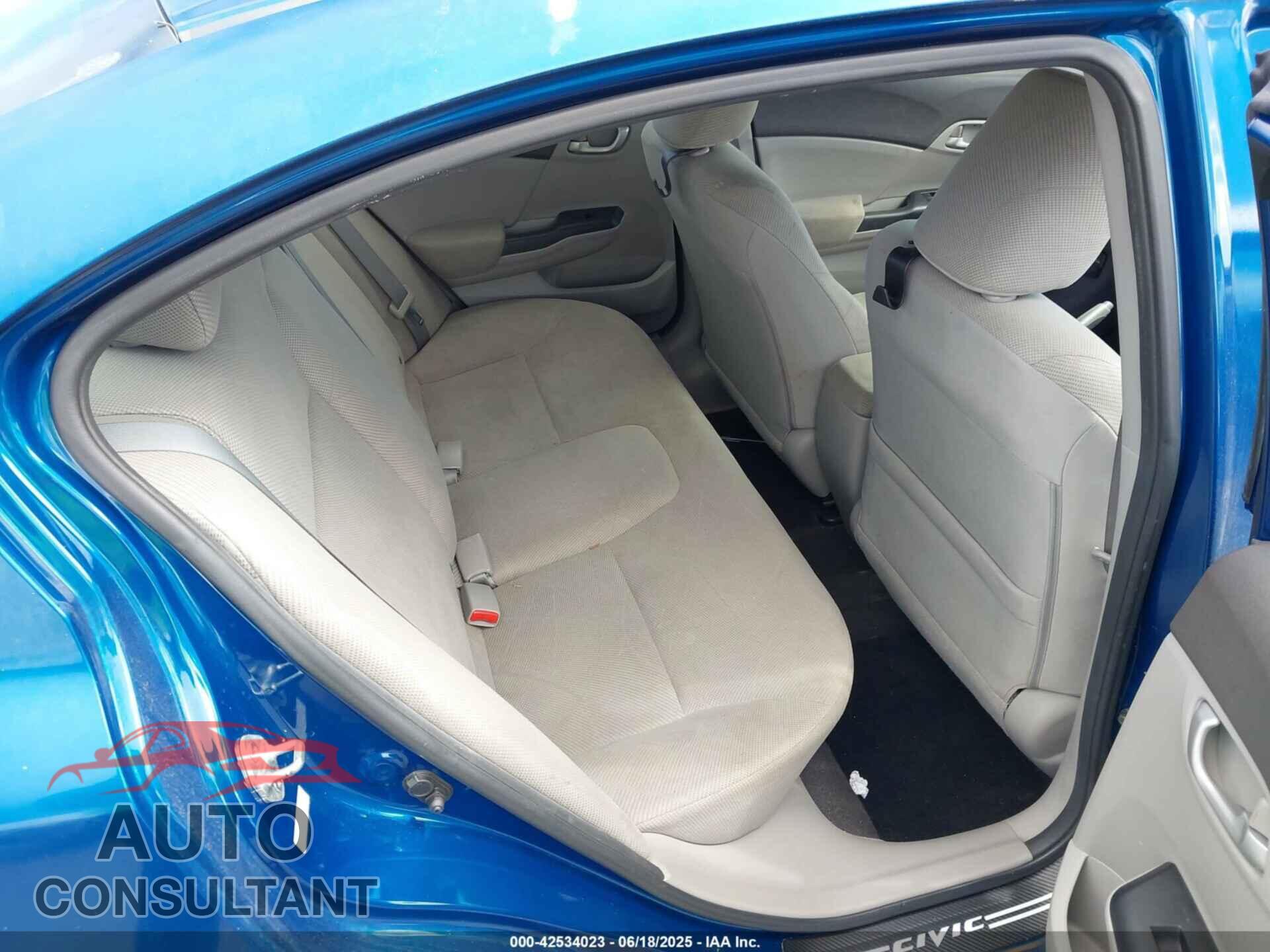HONDA CIVIC 2012 - 2HGFB2F59CH540290
