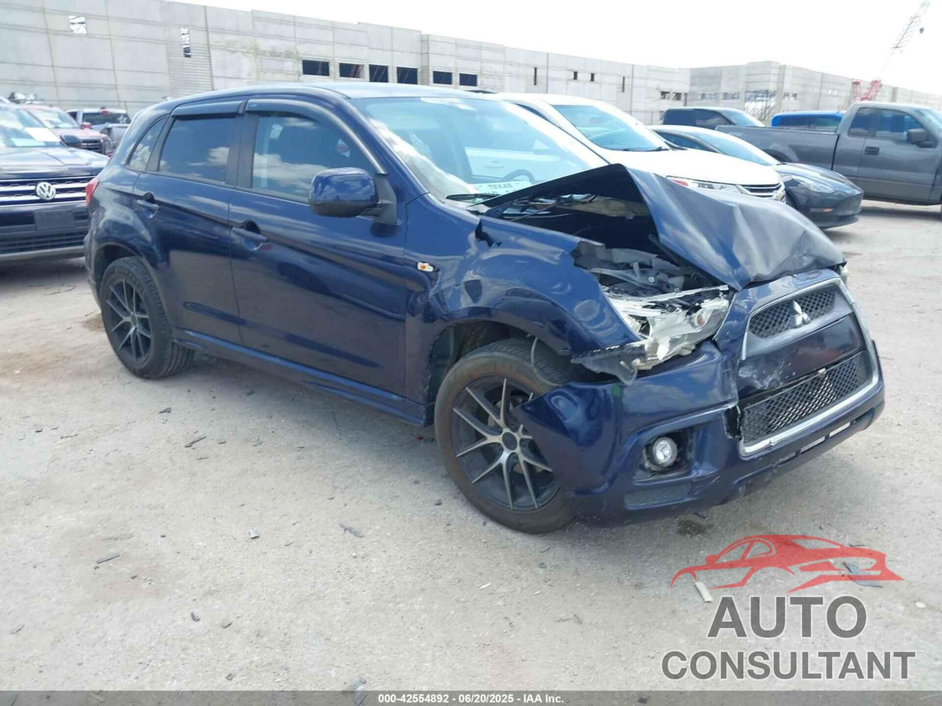 MITSUBISHI OUTLANDER SPORT 2012 - JA4AP4AU5CZ011255